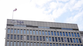 The exterior of Baltimore Gas & Electric’s downtown headquarters in Baltimore, Md. on Tuesday, April 15, 2025.