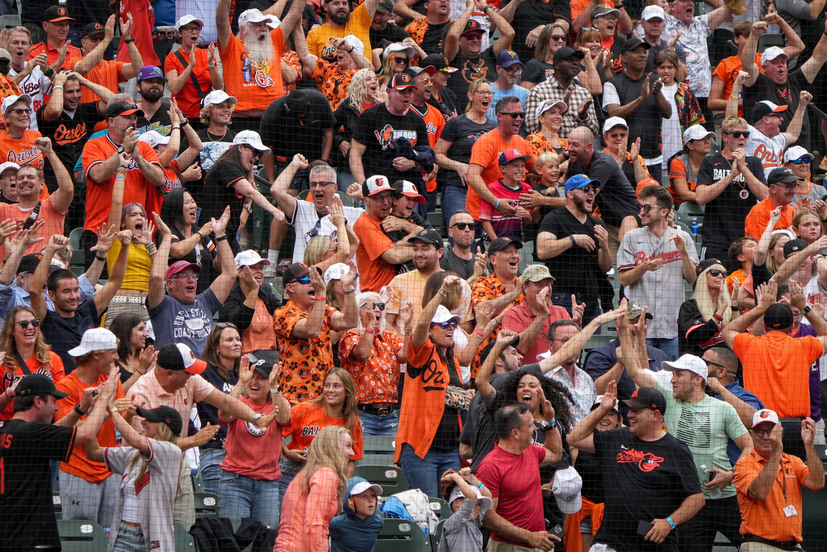 The crowd at Camden Yards on Sept. 17, 2023.