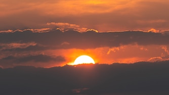 The sun sets in Baltimore on June 22, 2024.