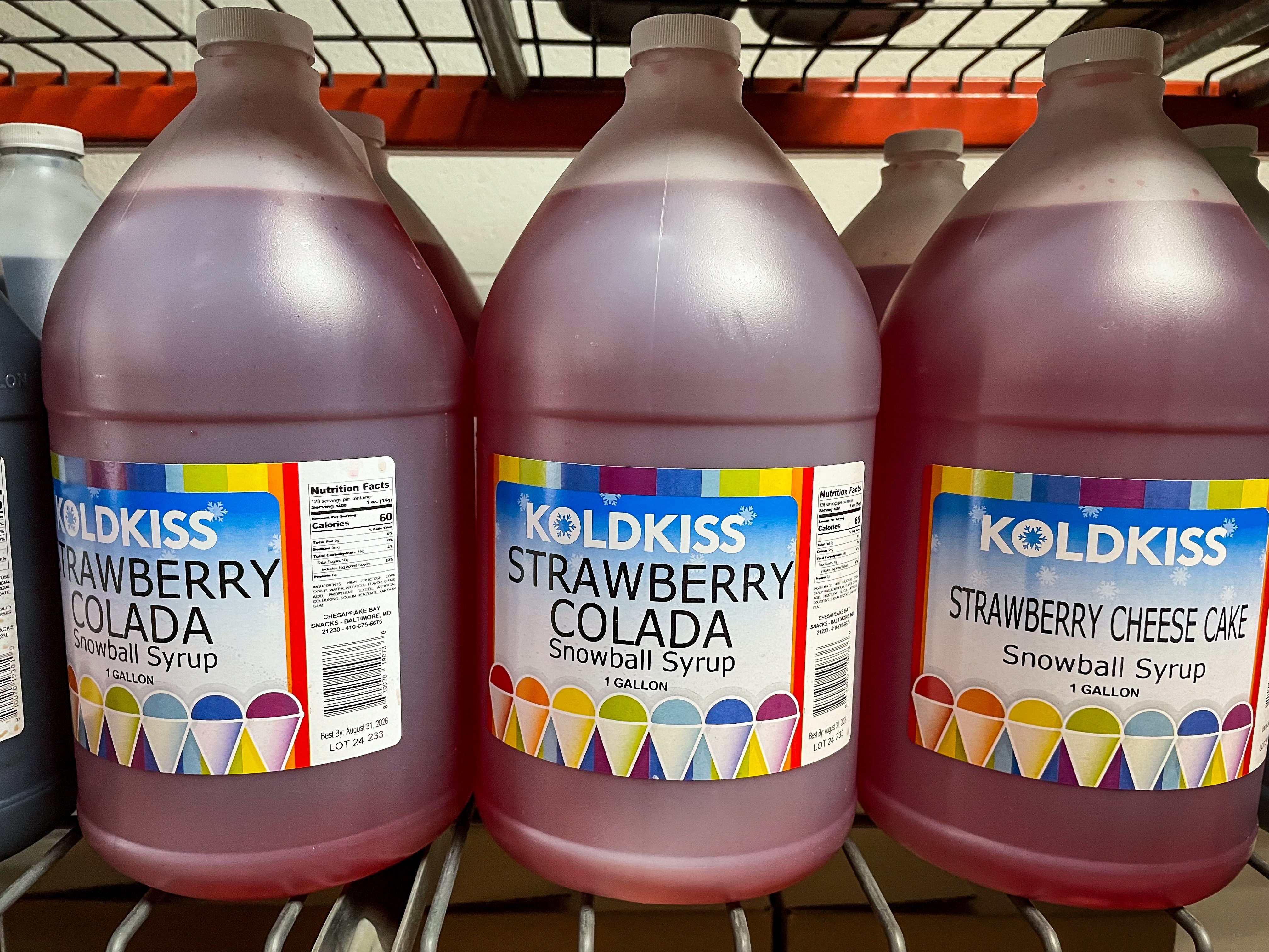Baltimore-based snowball syrup manufacturer Koldkiss said it made the switch from red dye No. 3 years ago.