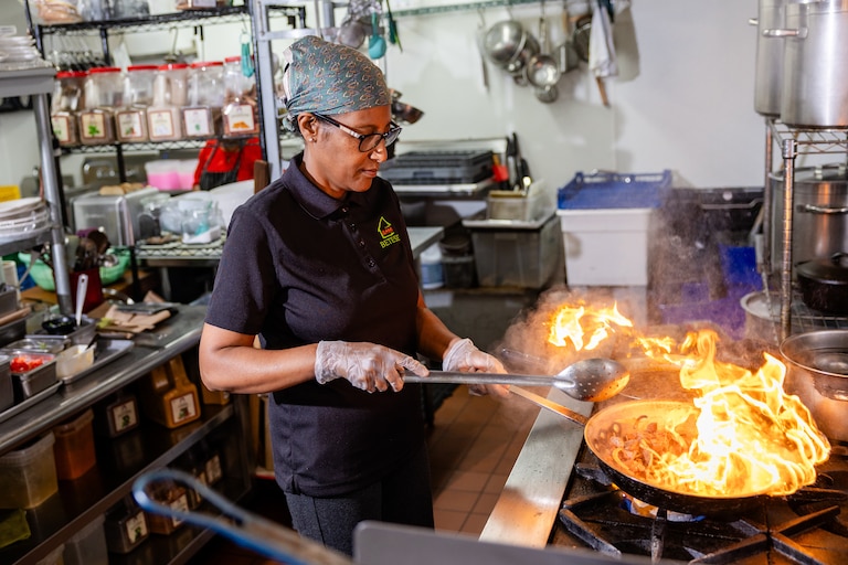Darmyelesh Alemu, chef and co-owner of Beteseb in Silver Spring, is a semifinalist for Best Chef: Mid-Atlantic in the 2026 James Beard Awards.