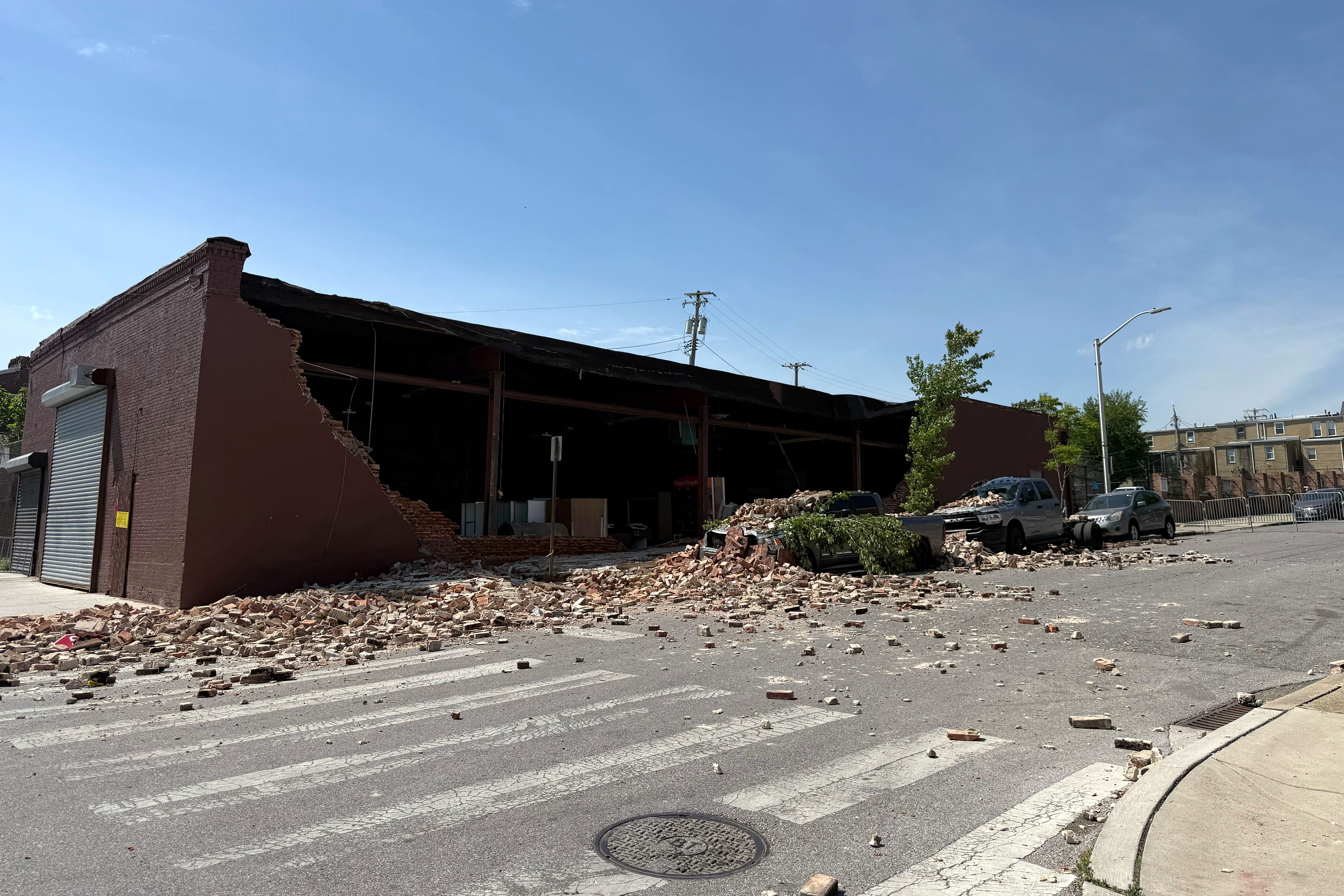 TUESDAY, MAY 5, 2026 - A partial building collapse occurred in East Baltimore.