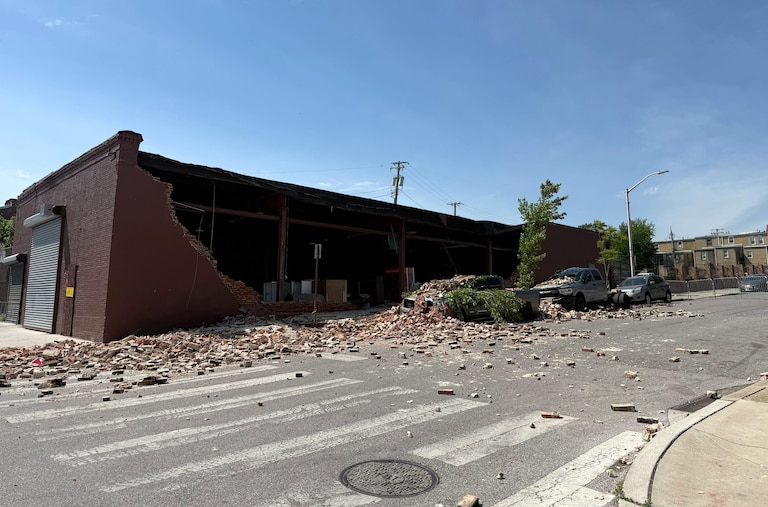 TUESDAY, MAY 5, 2026 - A partial building collapse occurred in East Baltimore.