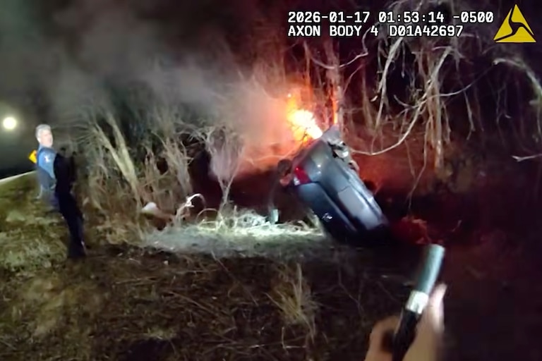 The Maryland Attorney General's office on Tuesday released body camera footage from the Jan. 17 police involved fatal single-vehicle crash involving a juvenile driver in Columbia.