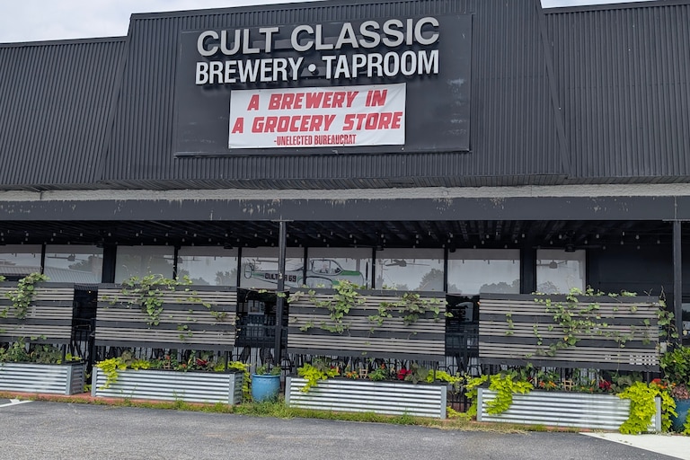 Cult Classic Brewing is renovating some of its space in an old grocery store on Kent Island into a performance center.