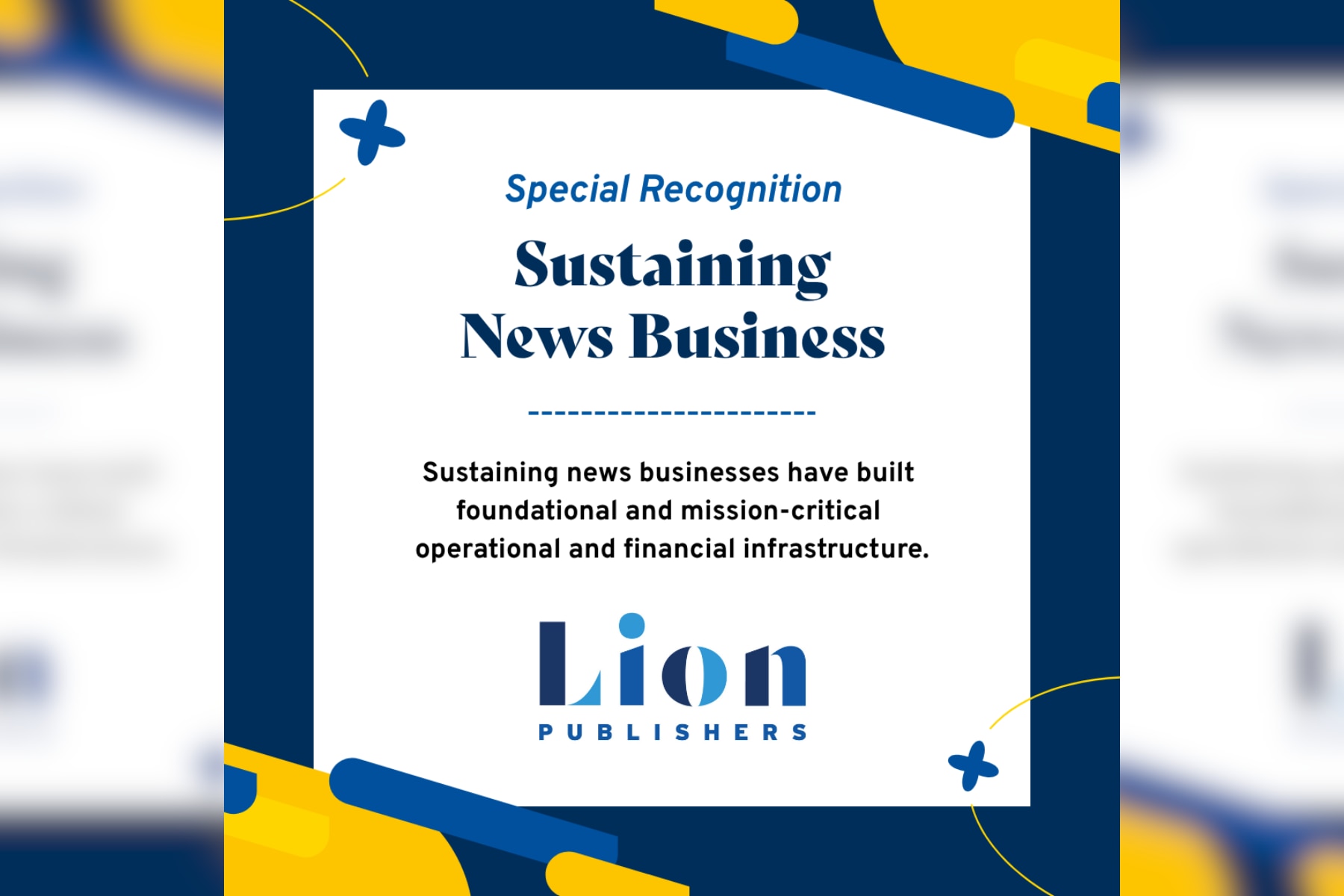 The Baltimore Banner is recognized as a Sustaining News Business