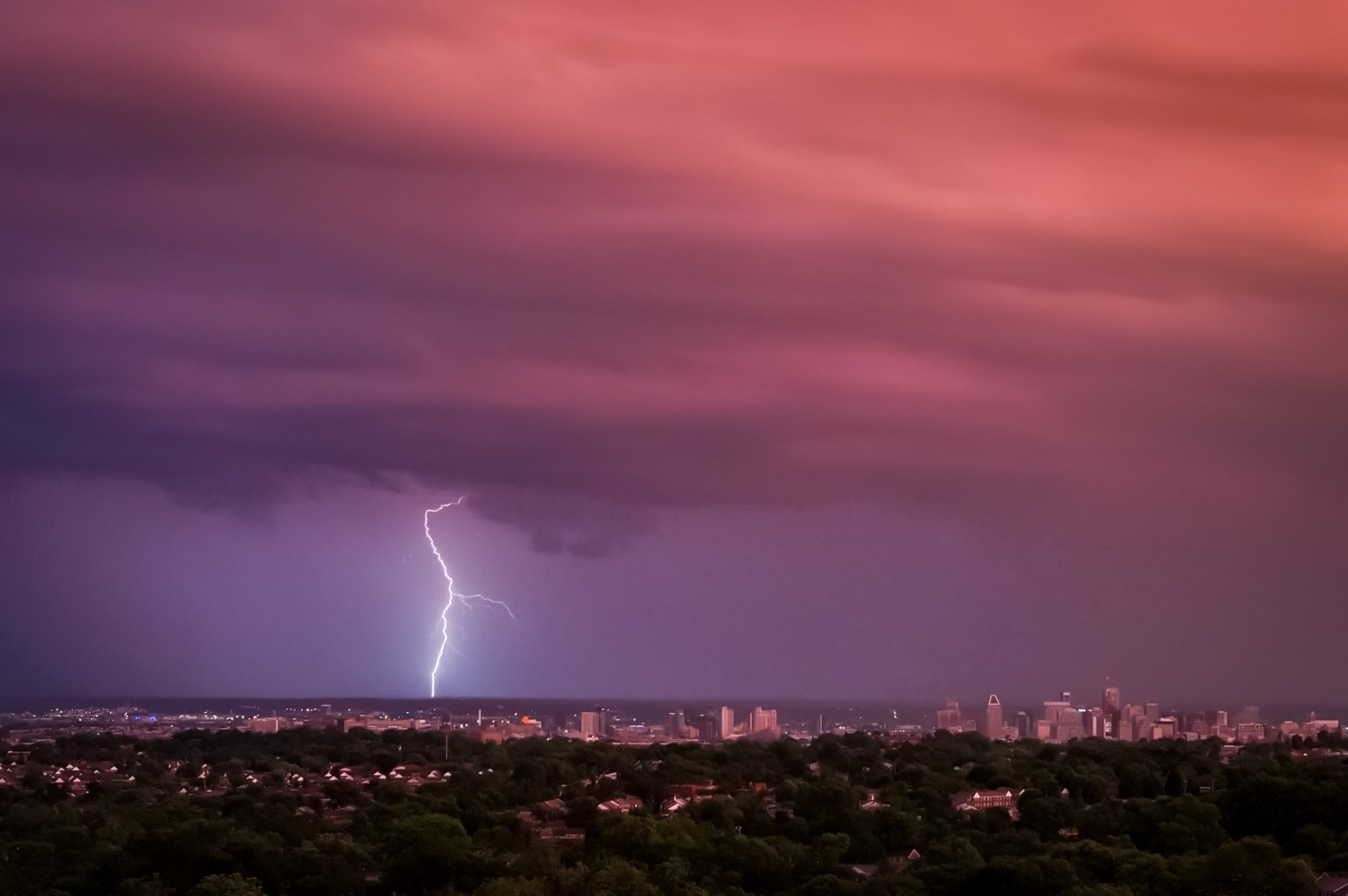 The National Weather Service says showers and thunderstorms will begin Friday afternoon with the most widespread rain coming through the night into Saturday. 