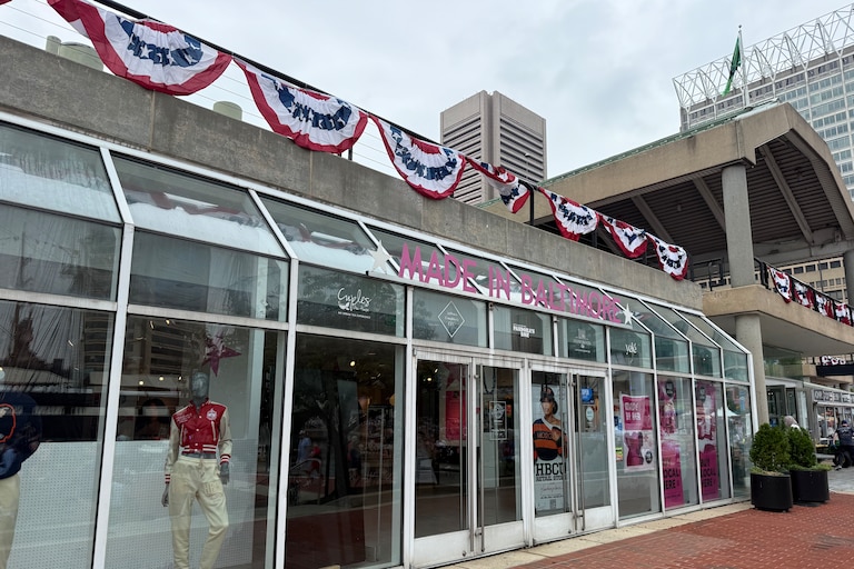 Made in Baltimore store in Harborplace on June 27, 2026.