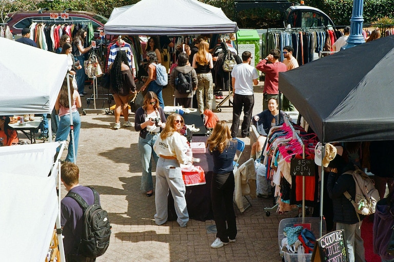 The outdoor flea market popup will feature several prominent local vintage and artisan shops, including Vintage Vintage Vintage, Bmore Flea and Get Flee Marketplace.