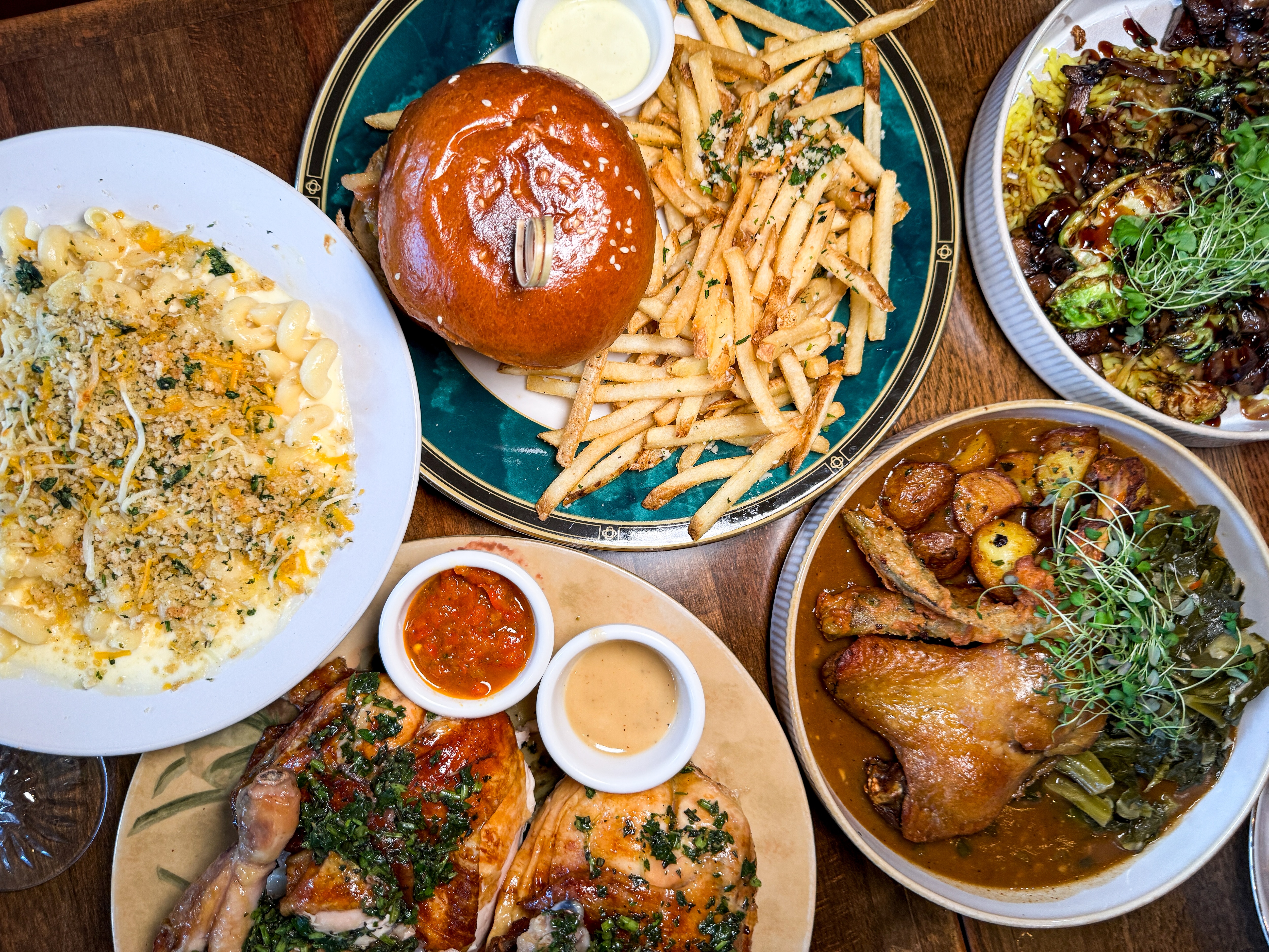 Duck confit gumbo from Rooted Rotisserie.