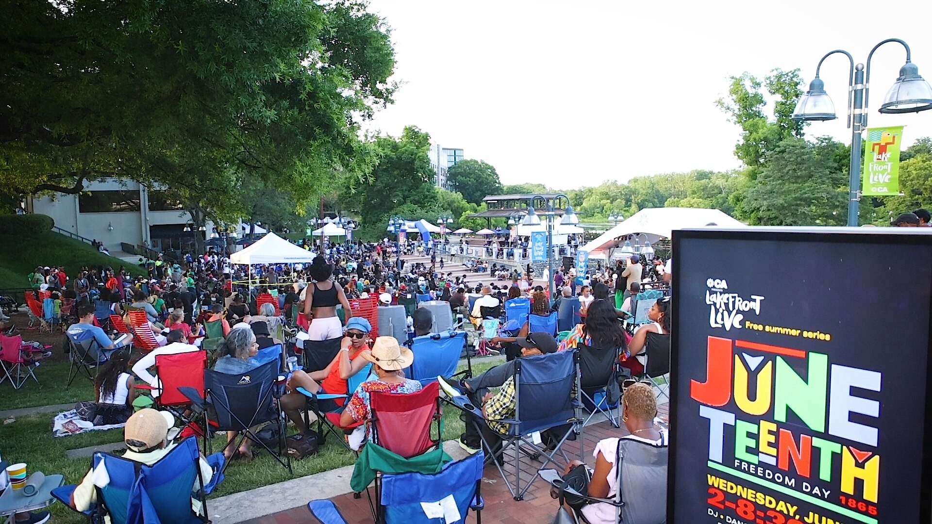 Juneteenth at the Lakefront is taking place in Downtown Columbia beginning at 2 p.m. Thursday.