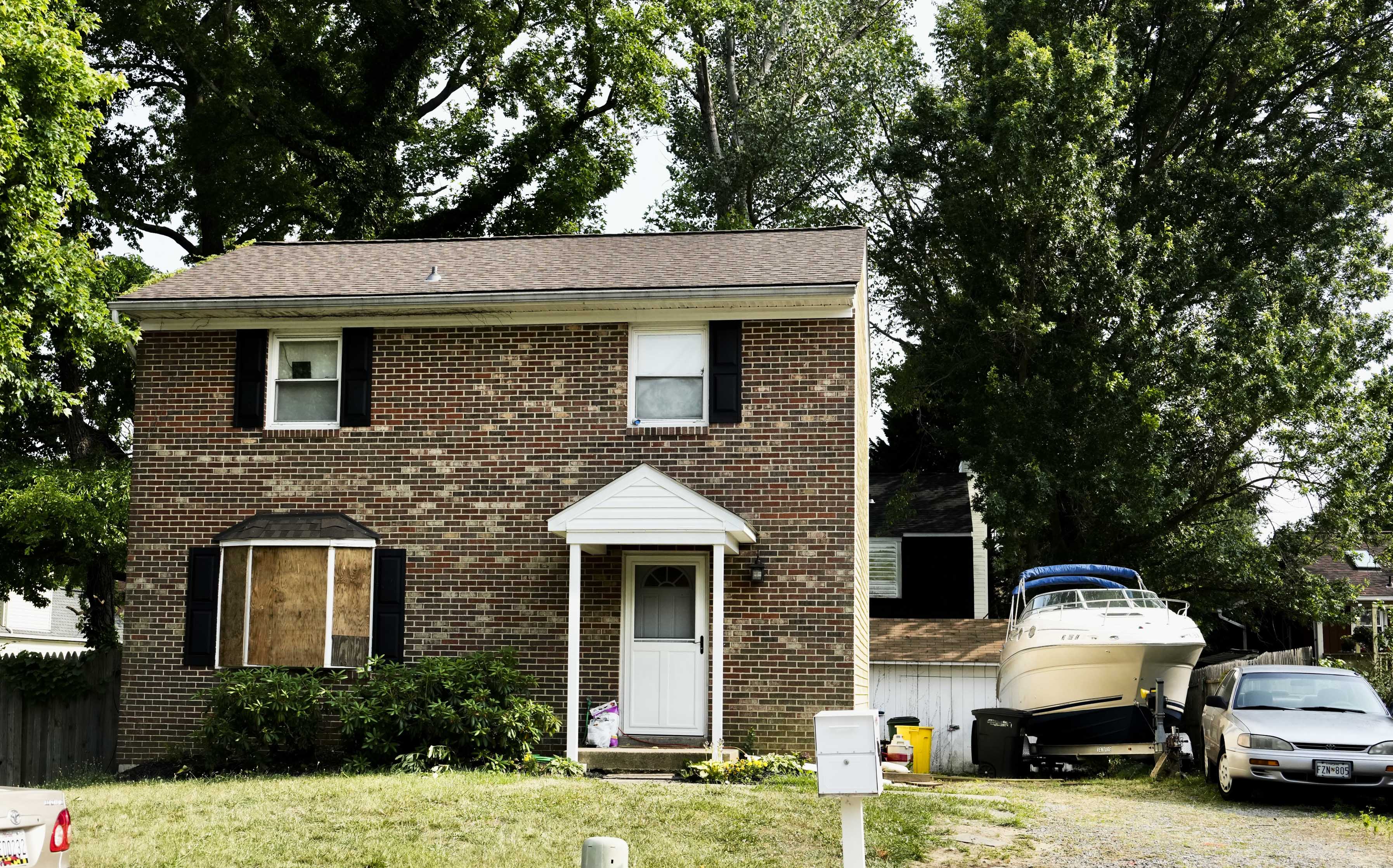 The home of the Smiths' located at the end of the block on Paddington Place in Annapolis.