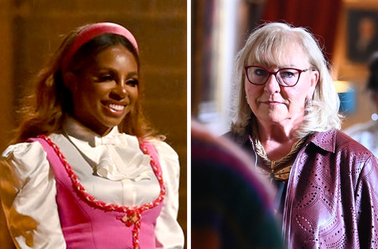 Candiace Dillard Bassett, left, and Donna Kelce on "The Traitors."