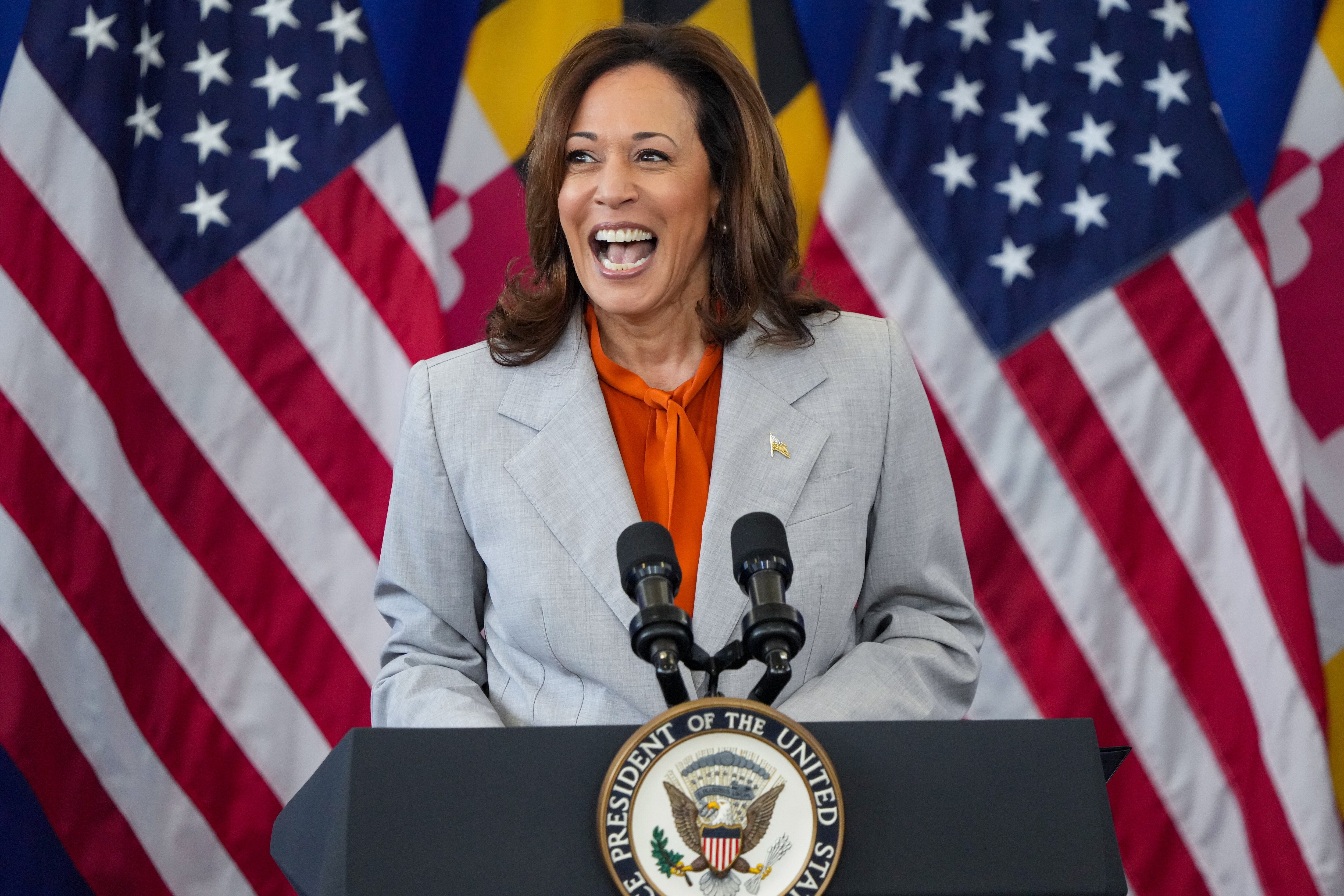Then-Sen. Kamala Harris based her first run for president in Baltimore. As of now, it does not appear the vice president will move the campaign apparatus from Wilmington, Delaware, to Charm City.