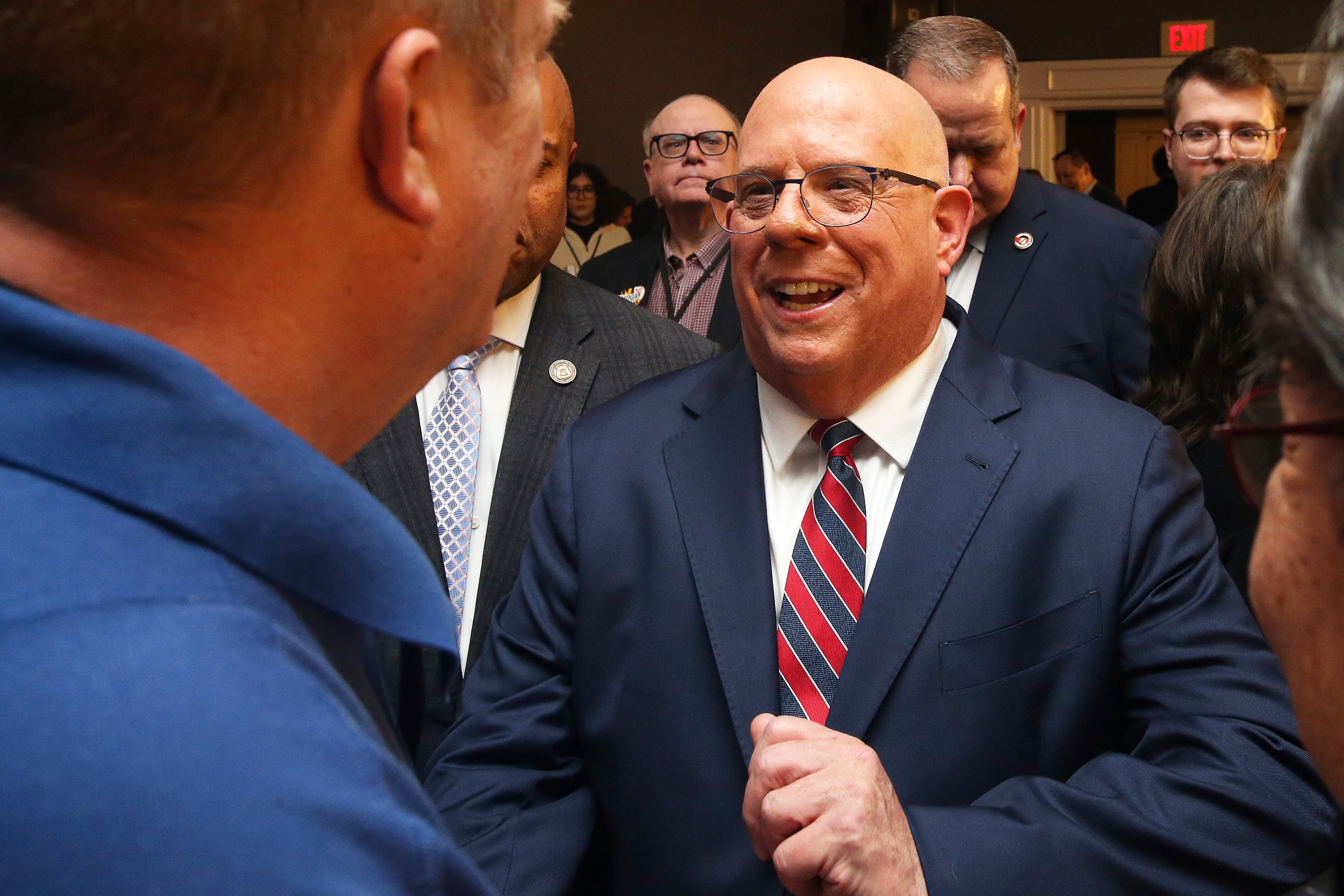 U.S. Senate Republican candidate Larry Hogan told The New York Times on Thursday: “I support restoring Roe as the law of the land.”