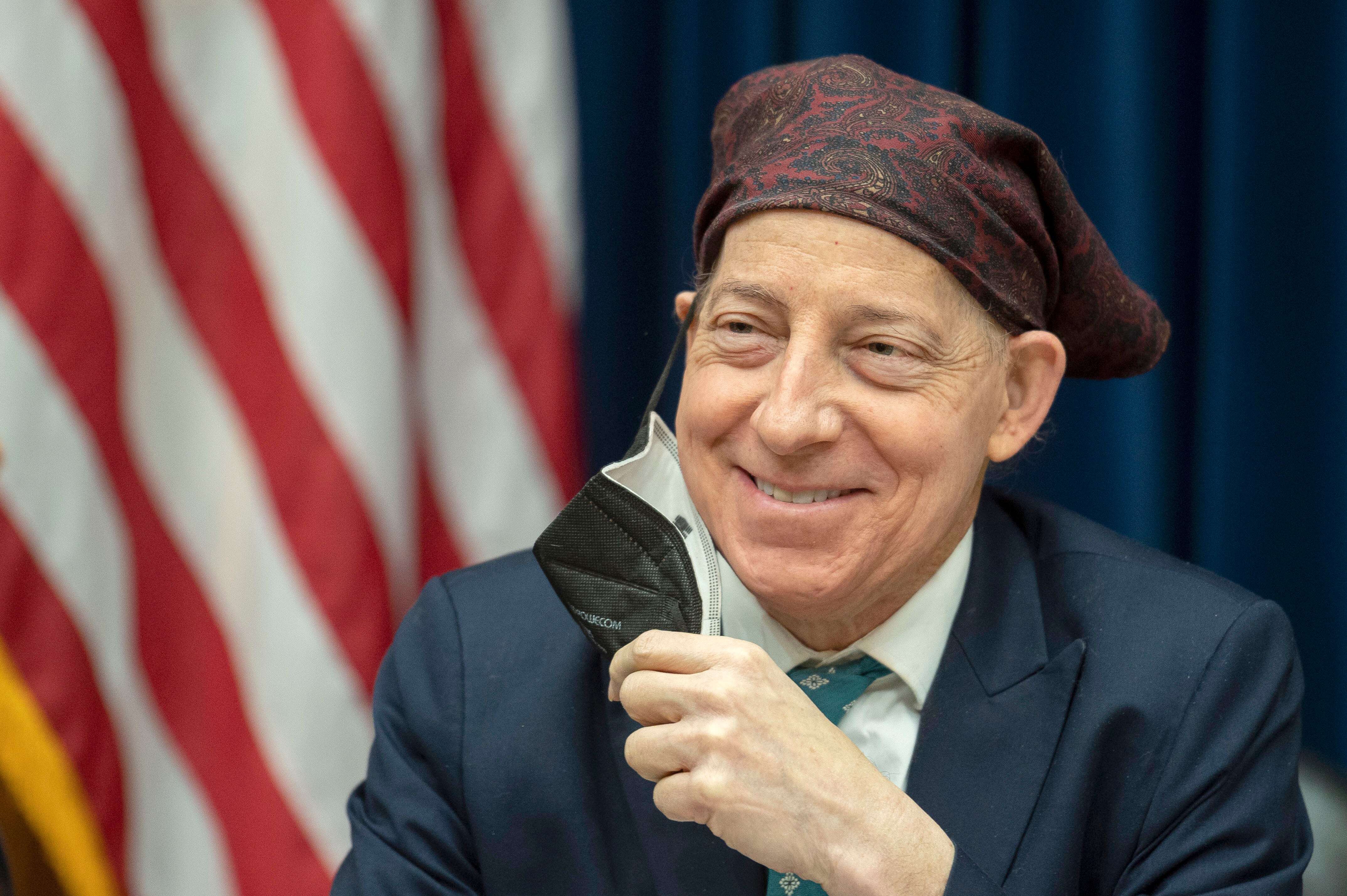 Rep. Jamie Raskin, D-Md., participates in the House Oversight and Accountability Committee's hearing about Congressional oversight of Washington, D.C., in Washington, Wednesday, March 29, 2023.