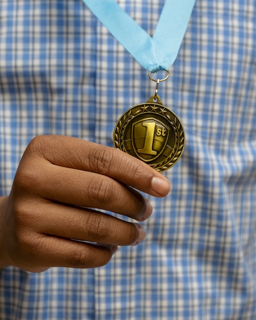 Jackson Collier, 13, won an award for a book titled "The Inventor."