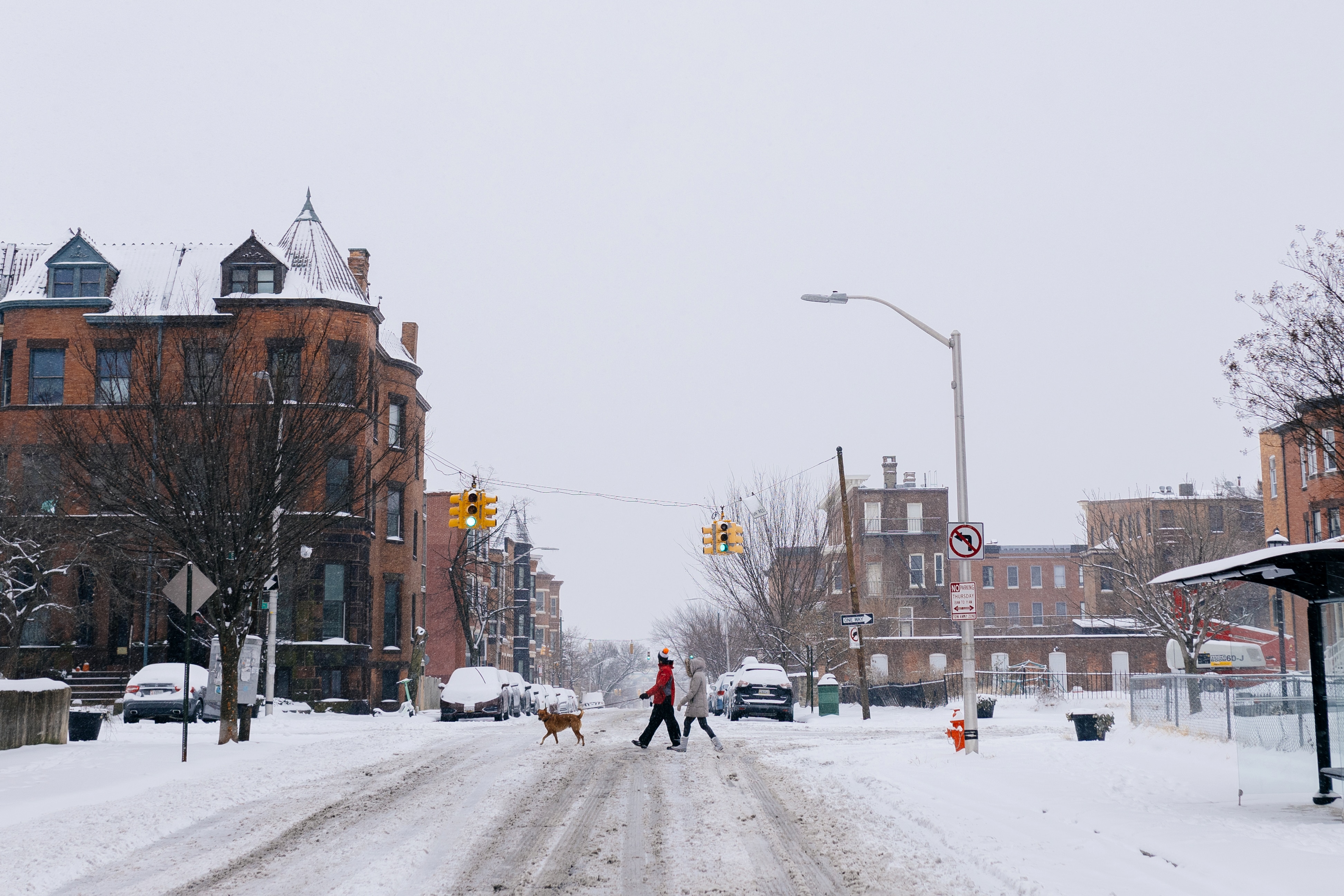 More snow is on the way, but not as much as the Baltimore area got from a winter storm earlier this week.