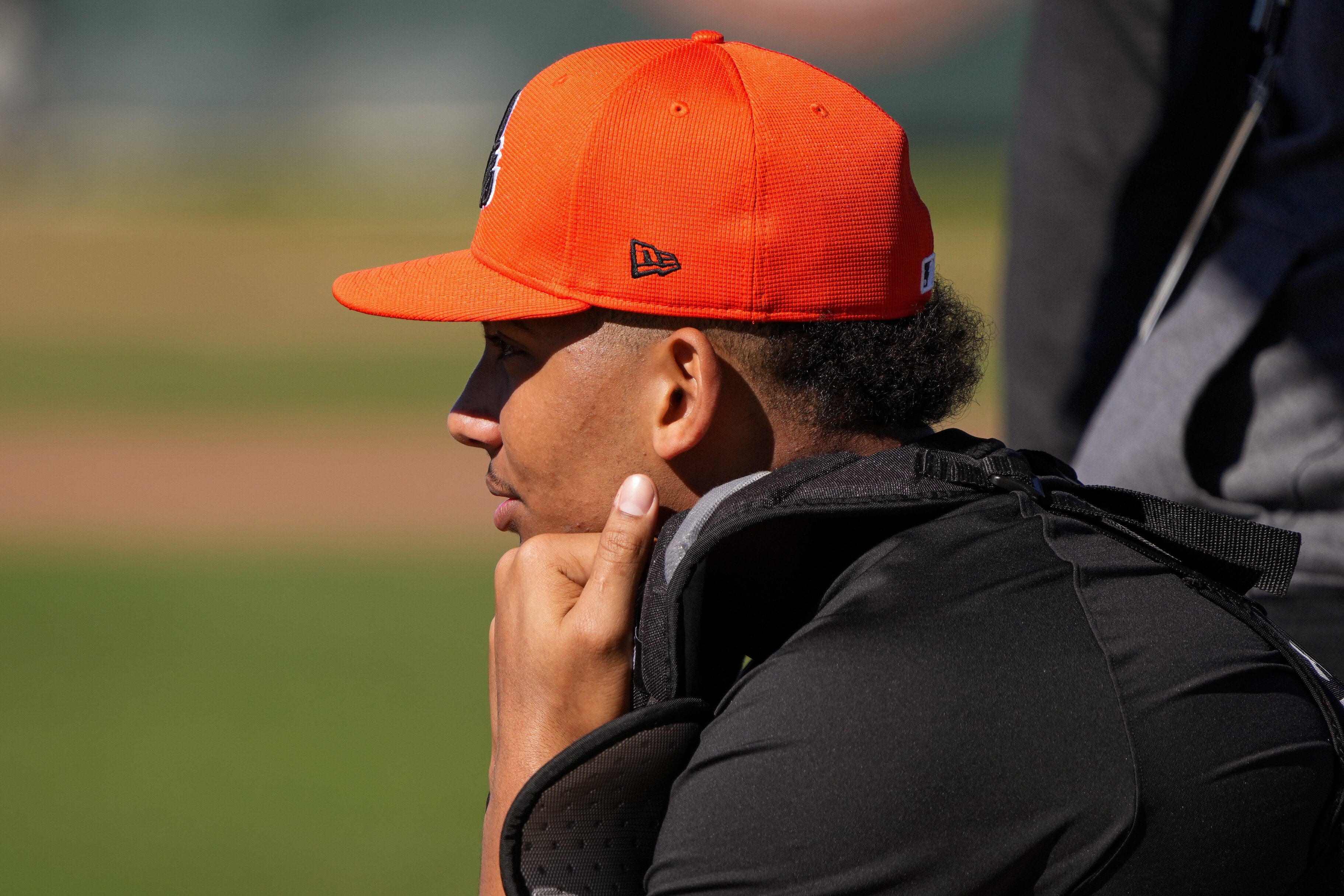 Orioles prospect Samuel Basallo hit 20 home runs with a .953 OPS across three levels of the minor leagues last season.