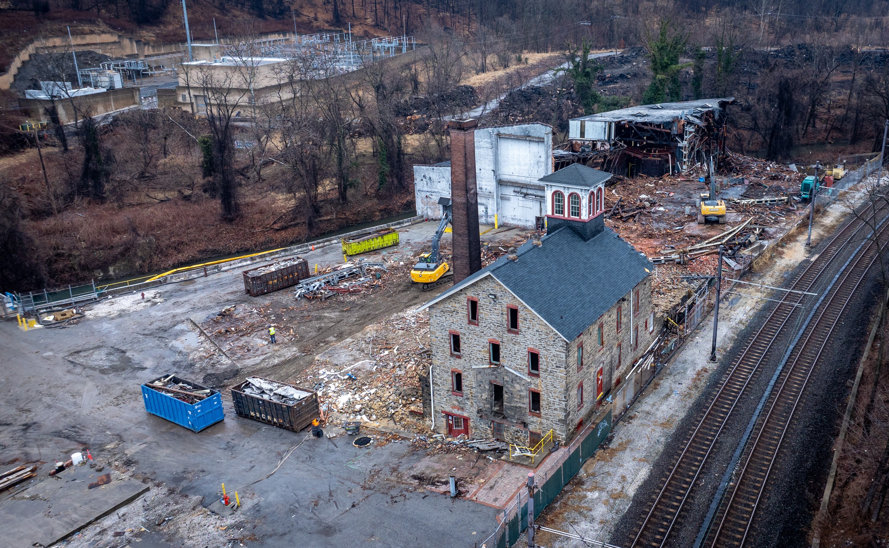The international foods corporation Kerry Group, which bought Fleischmann’s Vinegar in the U.S., is demolishing the historic plant in North Baltimore. 