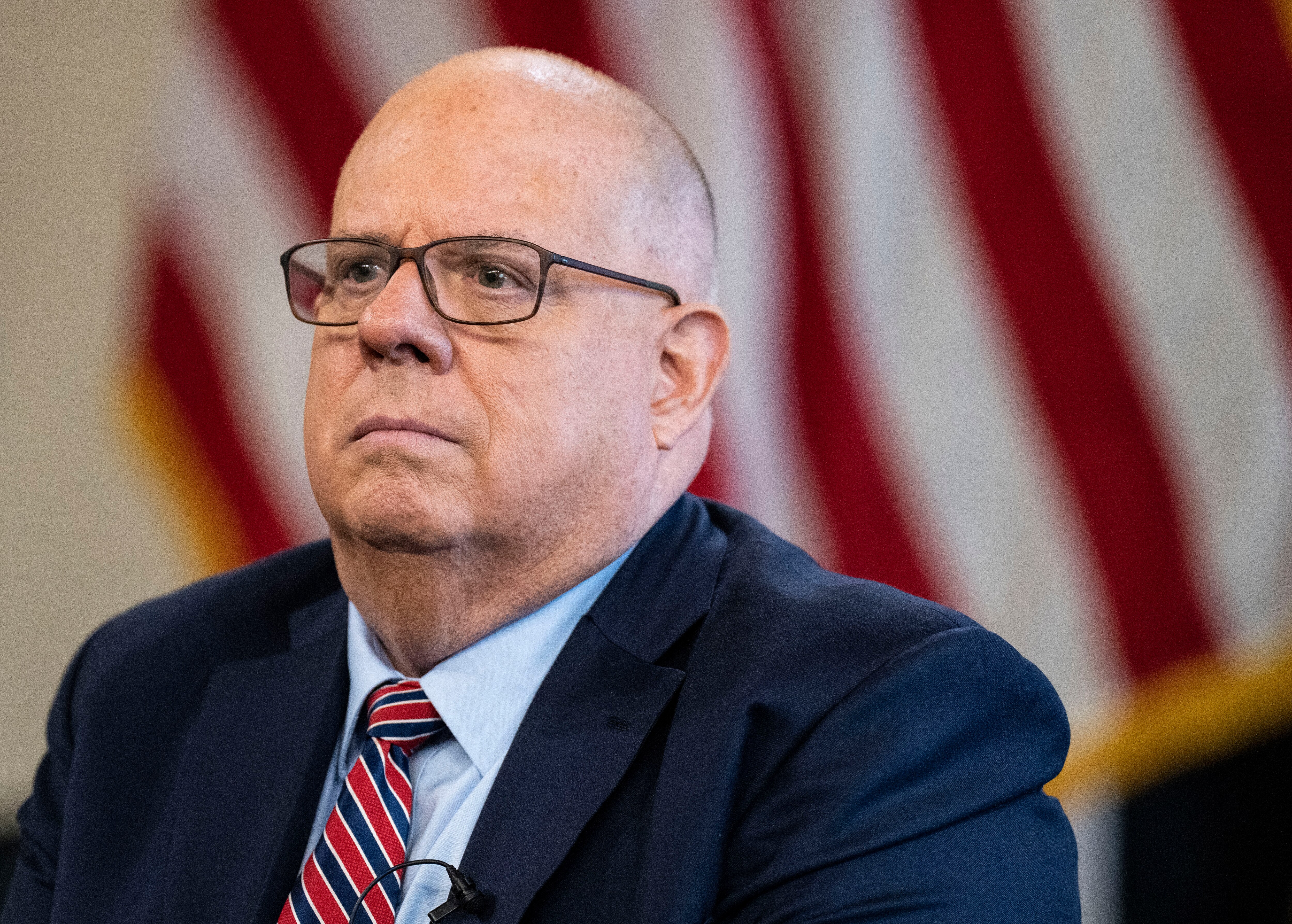 Former Maryland Gov. Larry Hogan, who previously said he won’t run for president in 2024 as a Republican, is leaving the door open for a potential candidacy with the No Labels political organization.