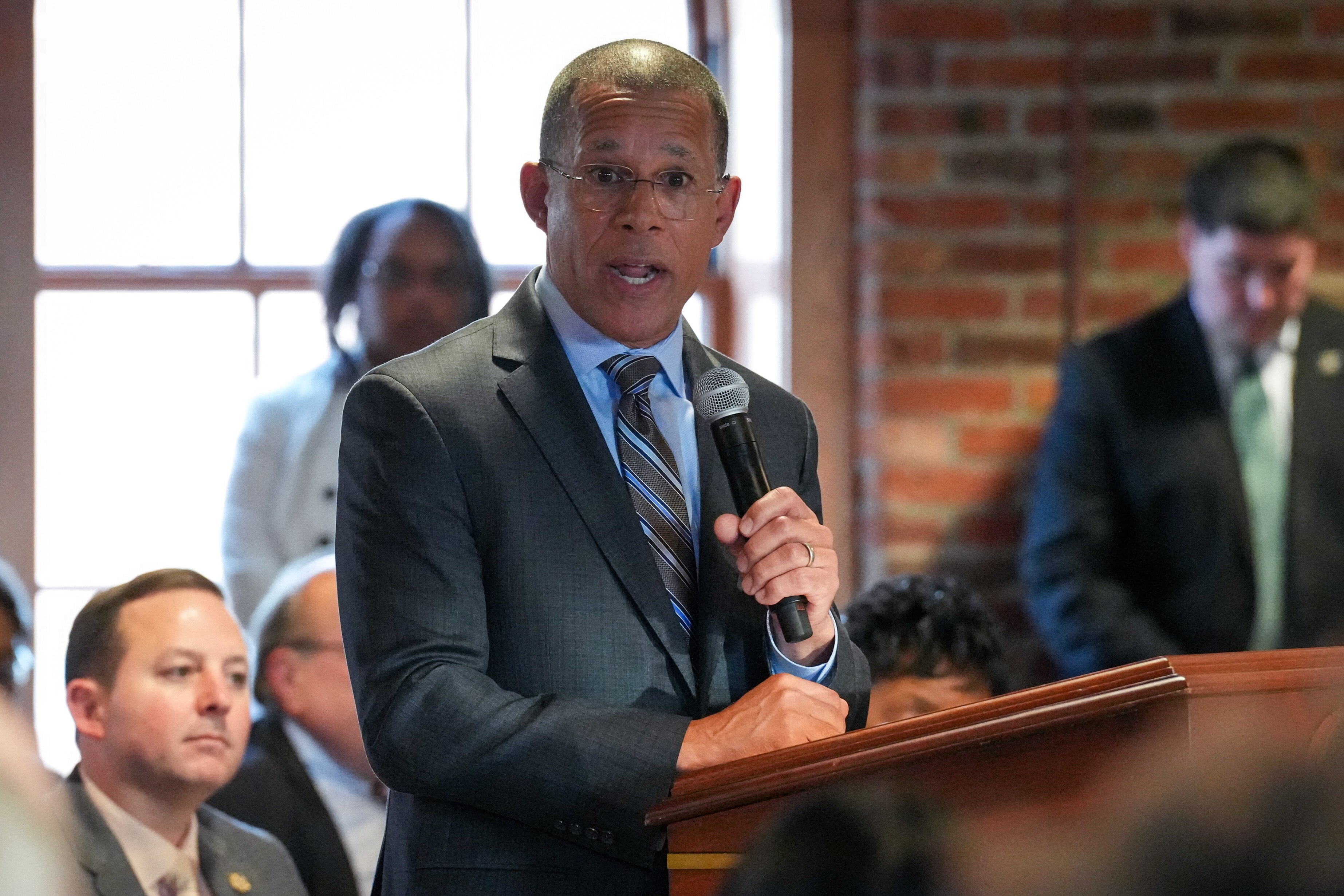 Along with attorneys general from 12 other states, Maryland Attorney General Anthony Brown wants to spur the U.S. Justice Department to investigate the killing of Garrett Foster, who died after being shot by Austin Police officer Daniel Perry during a protest in 2020.