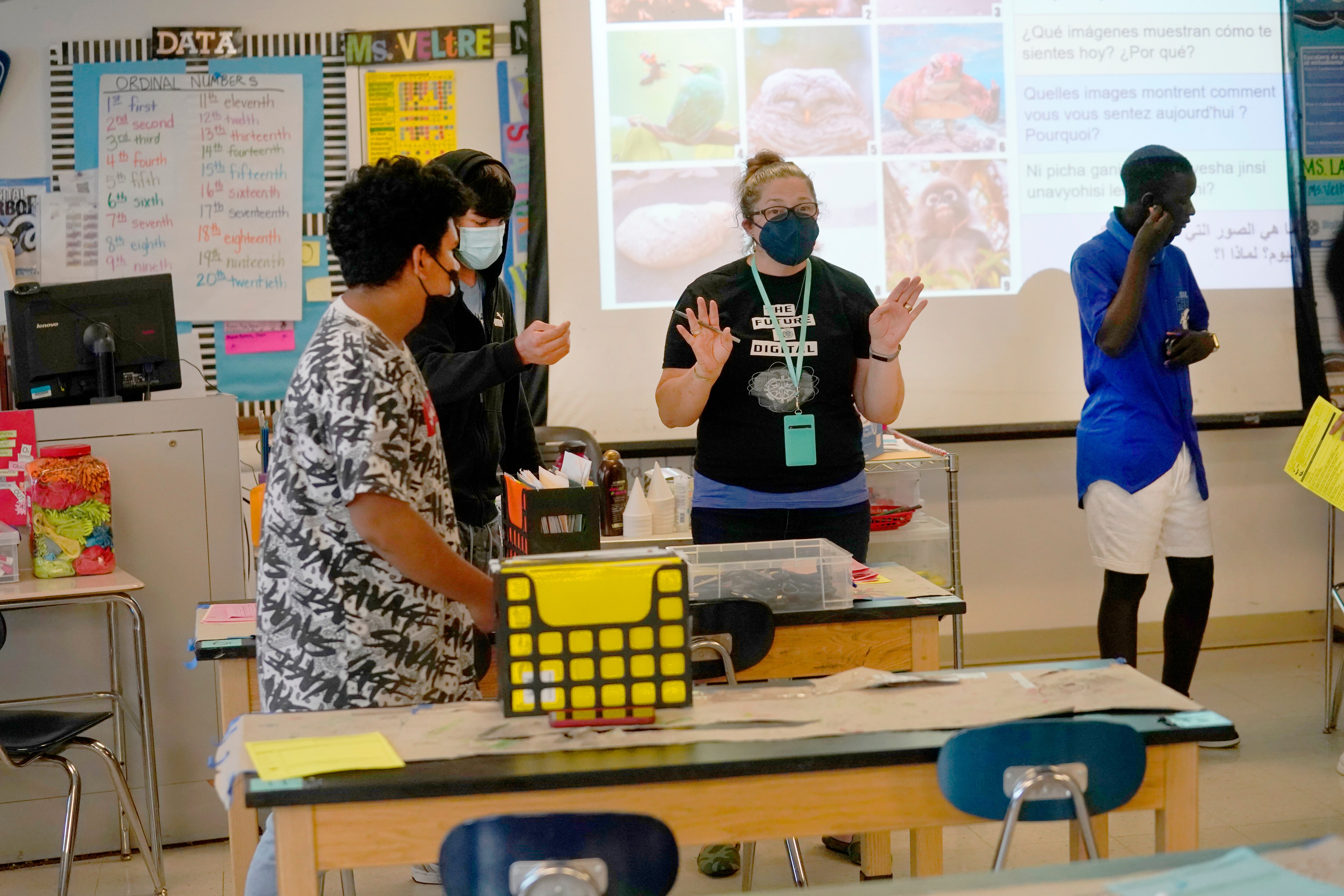 Nicole Veltre, biology teacher at Digital Harbor High School, talks about the most difficult year to be a teacher in the United States.  Nicole teaches a class with many students who are learning English as a second language.