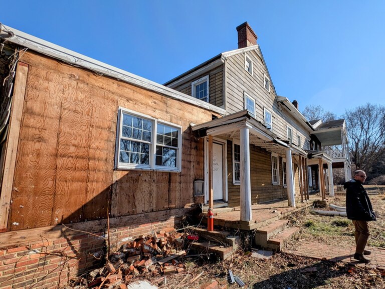 The Labrot family farmhouse is a rambling wreck of rooms added on as needed starting in the 1920s. The state is renovating it, but it's future use remains unclear.