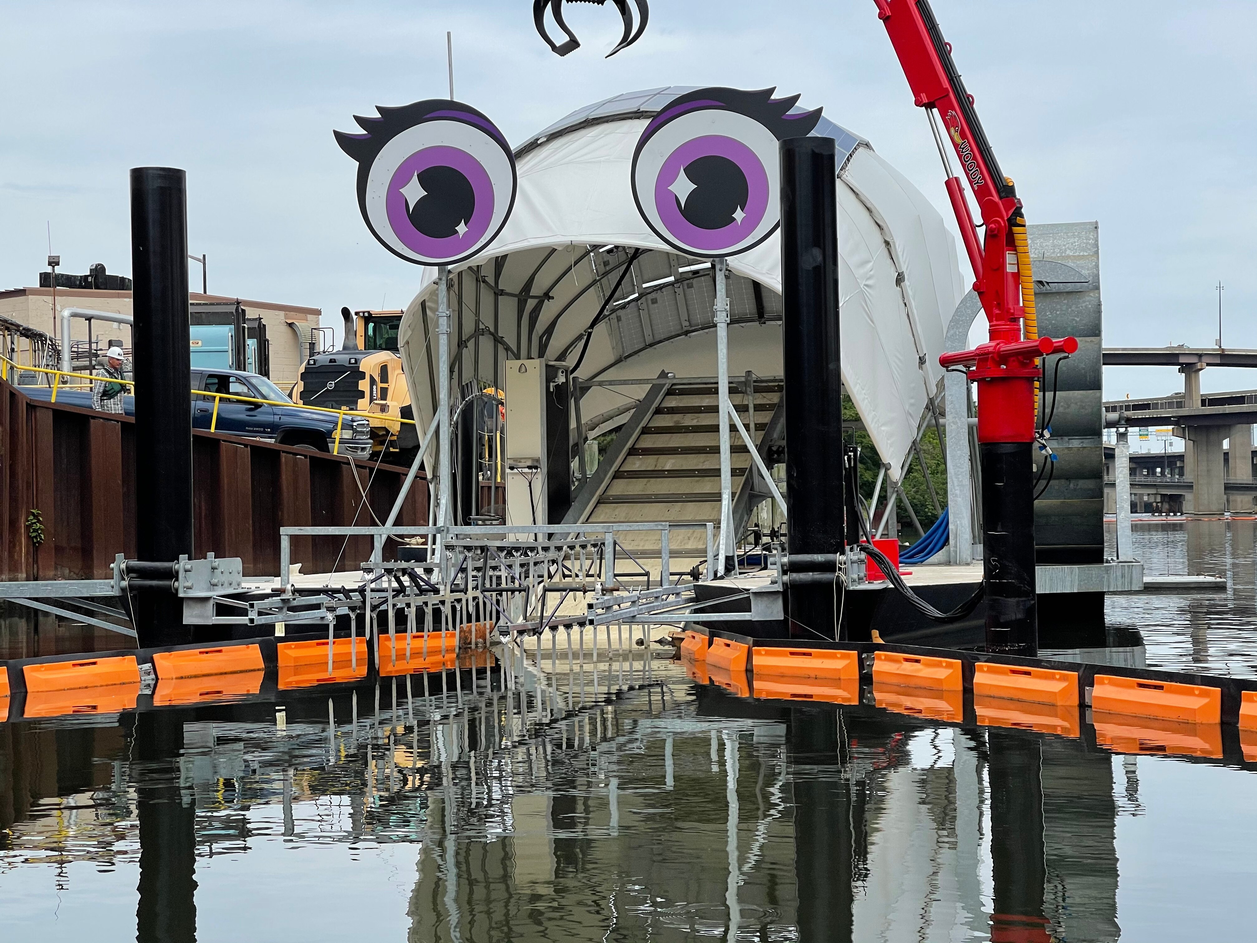 Gwynnda the Good Wheel of the West is one of Baltimore’s trash wheels.