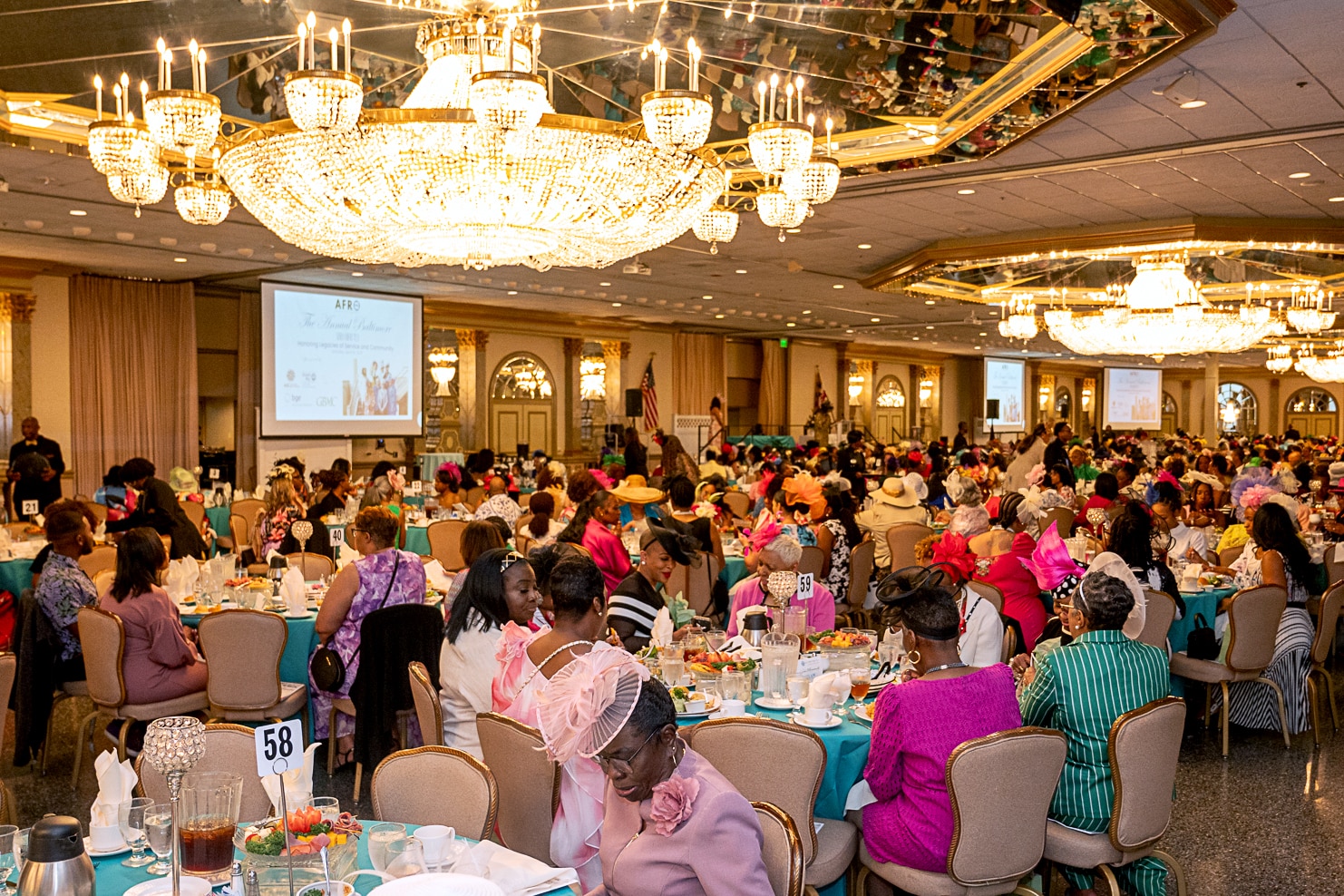 The crowd at a recent AFRO Tea event.