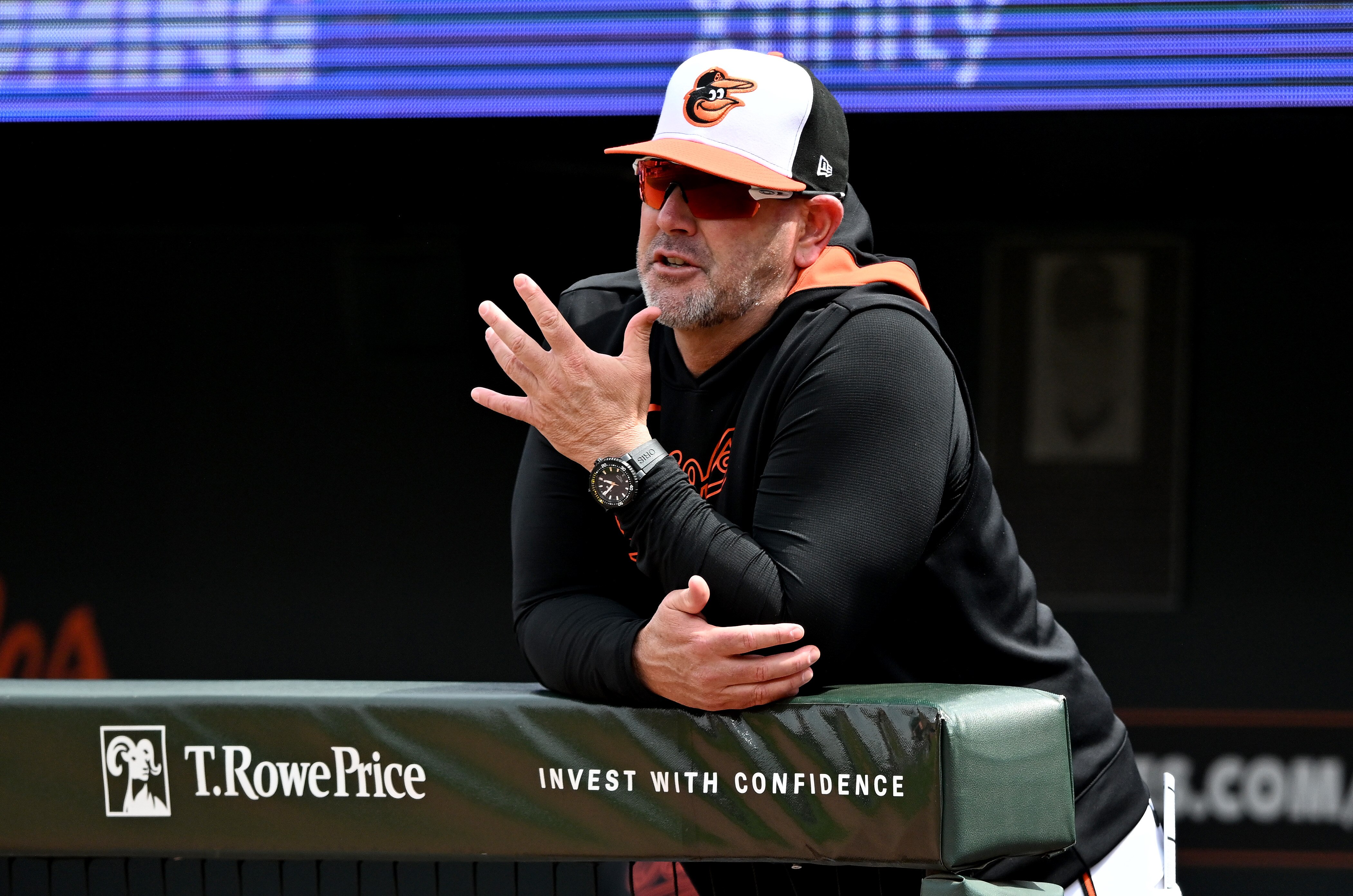 Brandon Hyde was American League Manager of the Year in 2023, but the Orioles are 13 games under .500 this season.