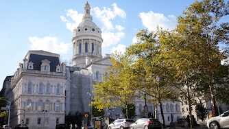 Baltimore City Hall in Baltimore, Md., on Thursday, Sept. 18, 2025.