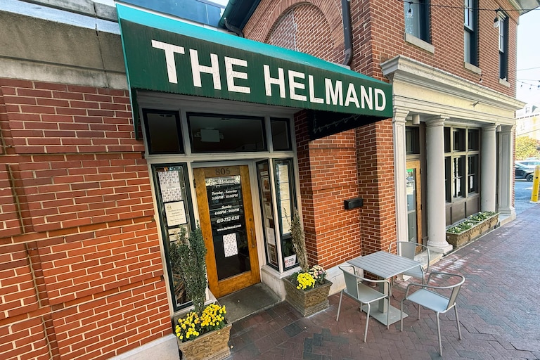 The Helmand, an iconic Afghan restaurant, celebrated 37 years in Baltimore this month. Pat Karzai is leading the restaurant into a new era following the passing of her husband Qayum Karzai two years ago. Pat Karzai gives a tour of The Helmand in October, 2026.