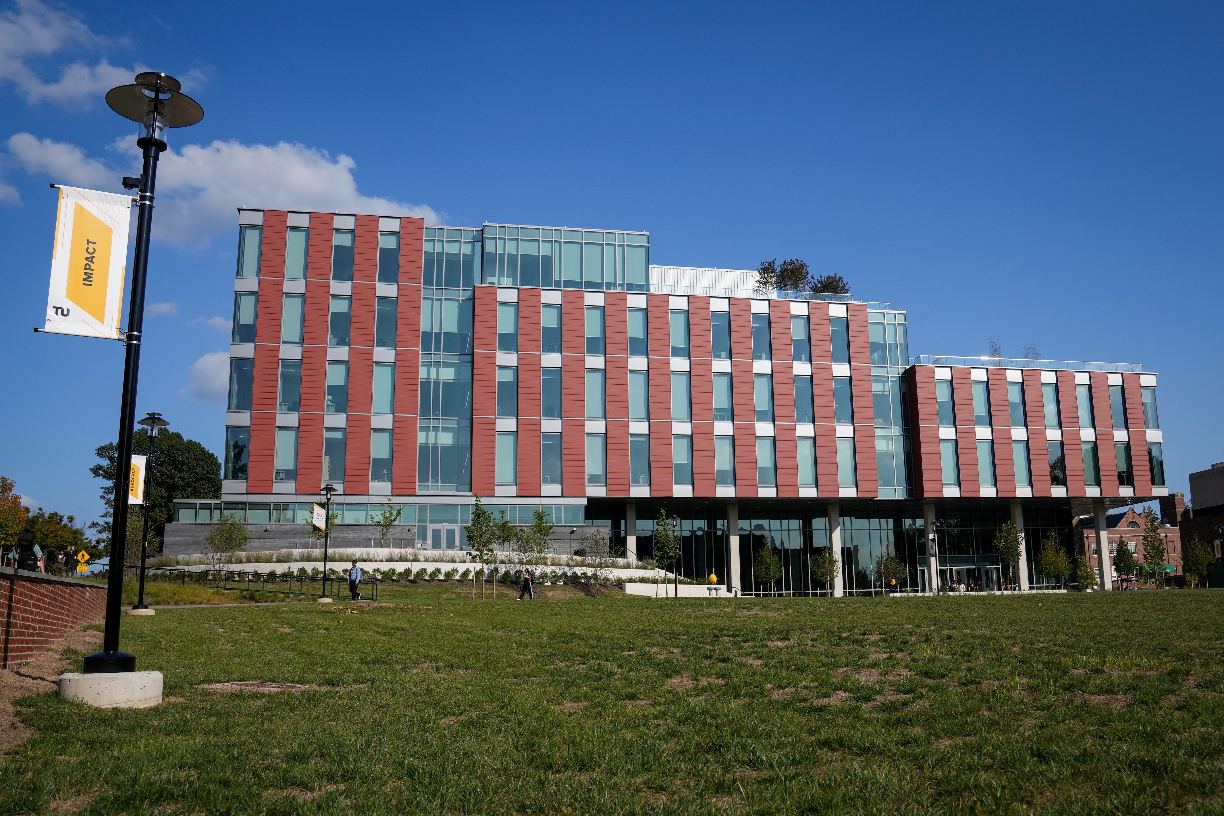 The new health professions building at Towson University moves most of the College of Health Professions programs into one building for the first time in the university’s history.