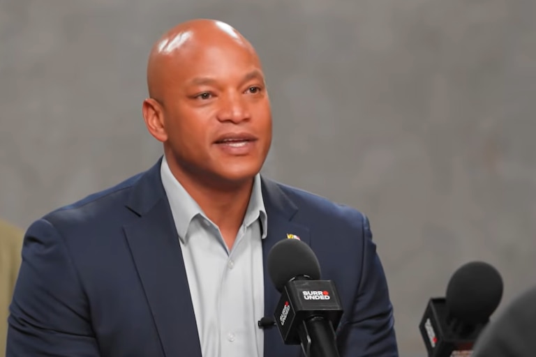 Gov. Wes Moore took questions from 20 nonvoters on the popular YouTube debate show "Surrounded."