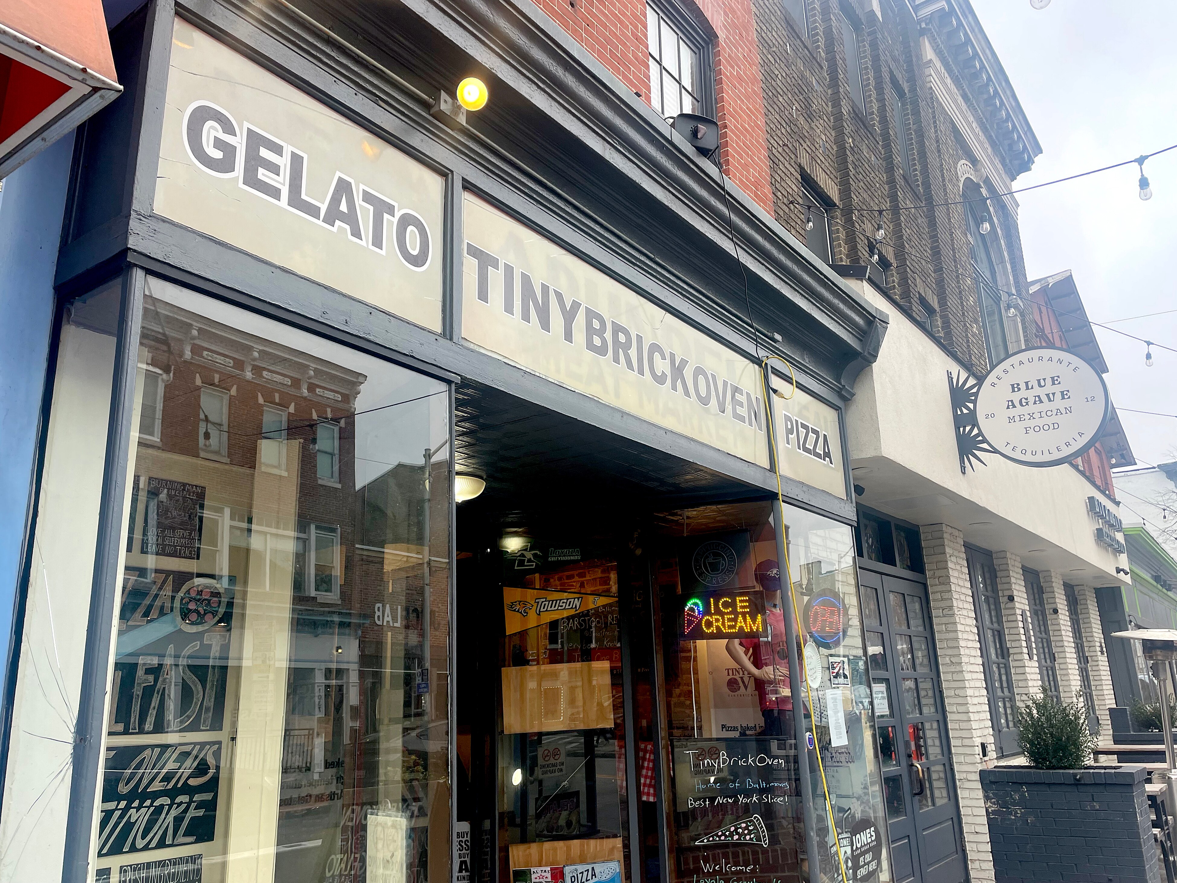 TinyBrickOven in Fells Point, Baltimore, Maryland.