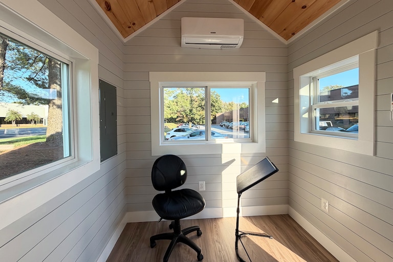 Prince George’s County students built their first tiny home, dubbed Homestead 24, last school year. The fully functional, 280-square-foot home will go up for auction Sunday, with bidding starting at $55,000.