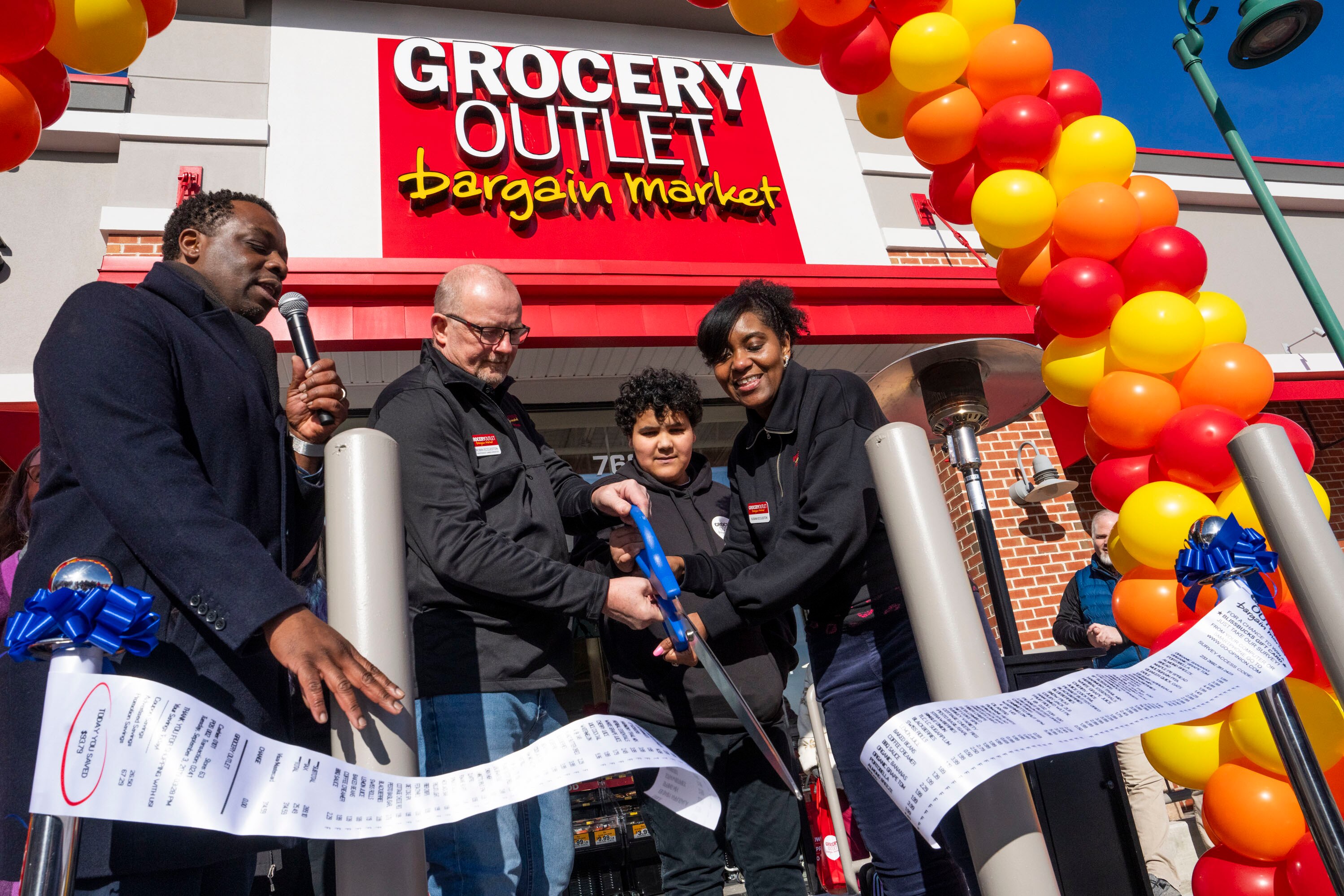 Grocery Outlet Inc. cut the ribbon to celebrate the opening of its newest store in Overlea, Maryland on January 23, 2025.