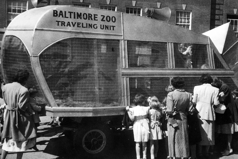 The traveling Zoomobile.
