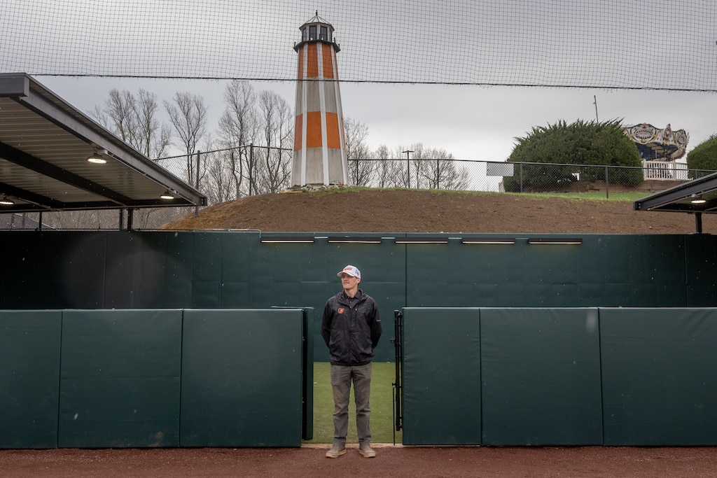 Darren Blackmon, a Bowie native, worked on the grounds crew through high school and college before moving out west to work on other fields. This season, he returned home to oversee the Baysox's ballpark, which received $50 million in state funds last year.