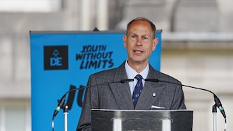 EDINBURGH, SCOTLAND - JULY 3: Prince Edward, Duke of Edinburgh hosts young people from across Scotland and the north of England for the Gold Award celebrations for the Duke of Edinburgh's Award at Palace of Holyroodhouse on July 3, 2026 in Edinburgh, Scotland. King Charles III and Queen Camilla are visiting Scotland with members of the Royal Family for their annual Royal Week from Tuesday, June 30 until Friday, July 03. (Photo by Jane Barlow - WPA Pool/Getty Images)