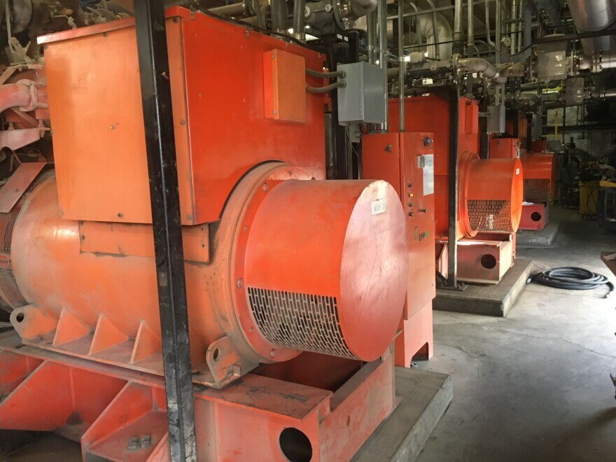 Generators at the Eastern Sanitary Landfill are powered by methane gas.