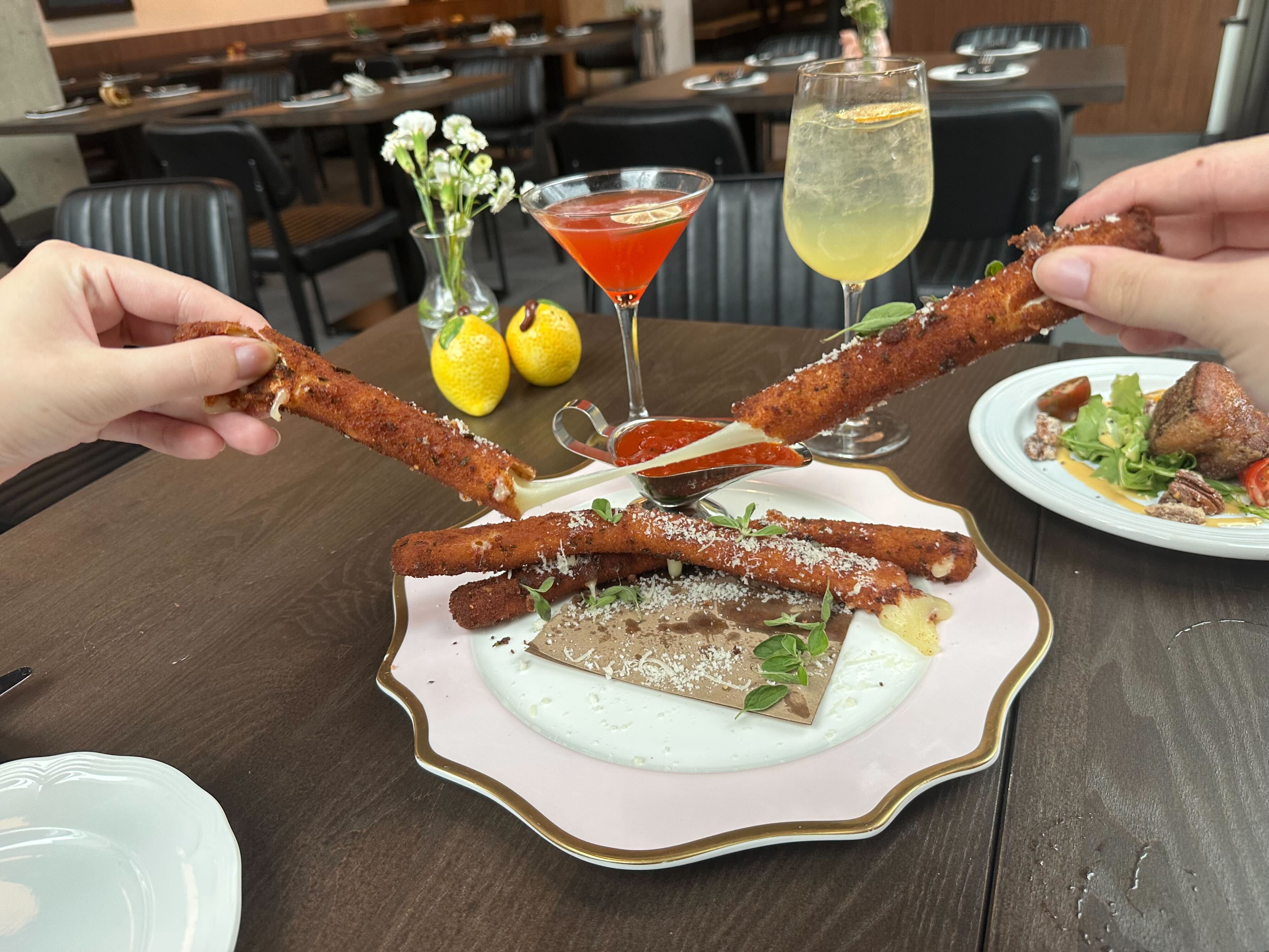 The Food Market, a longtime Baltimore restaurant known for its elevated comfort food, has arrived in Bethesda. Its footlong mozzarella sticks have inspired copycats around Baltimore.