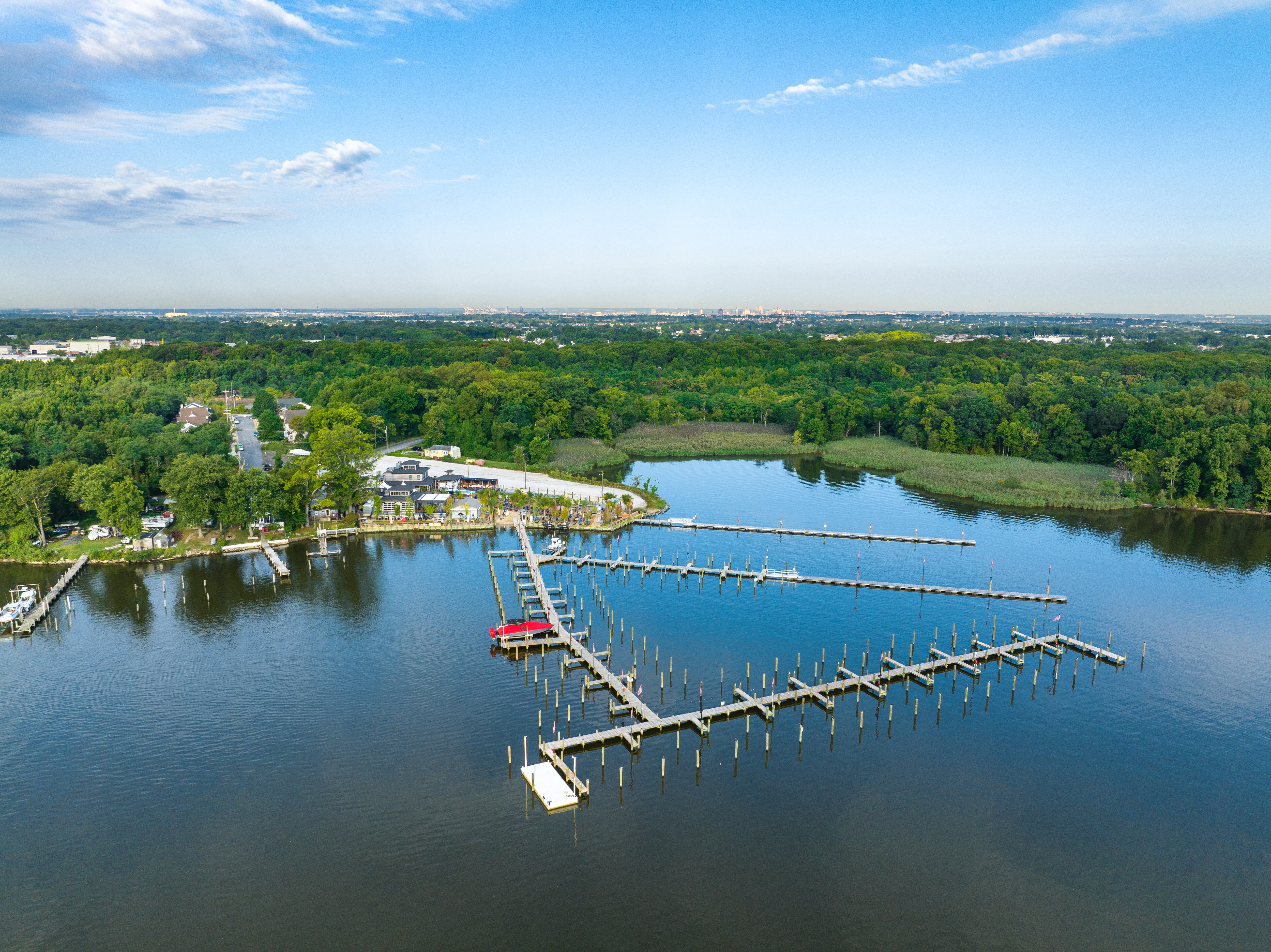 A waterfront bar in Baltimore County. Such businesses could be exempt from state environmental restrictions if they want to build or expand under a bill being considered by Baltimore County Council.