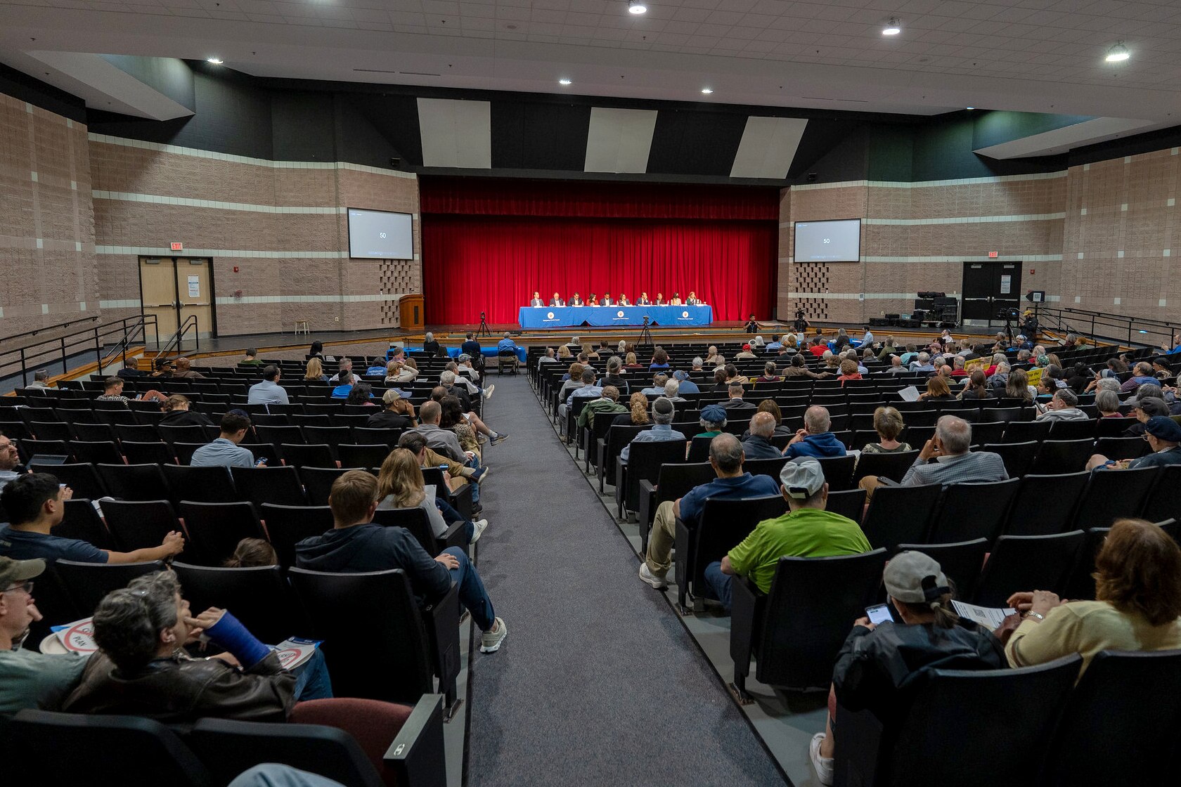 Over a hundred community members packed the auditorium of Montgomery Blair High School in Silver Spring for a Montgomery County Council a public hearing on the University Boulevard Corridor Plan on Sept. 10.