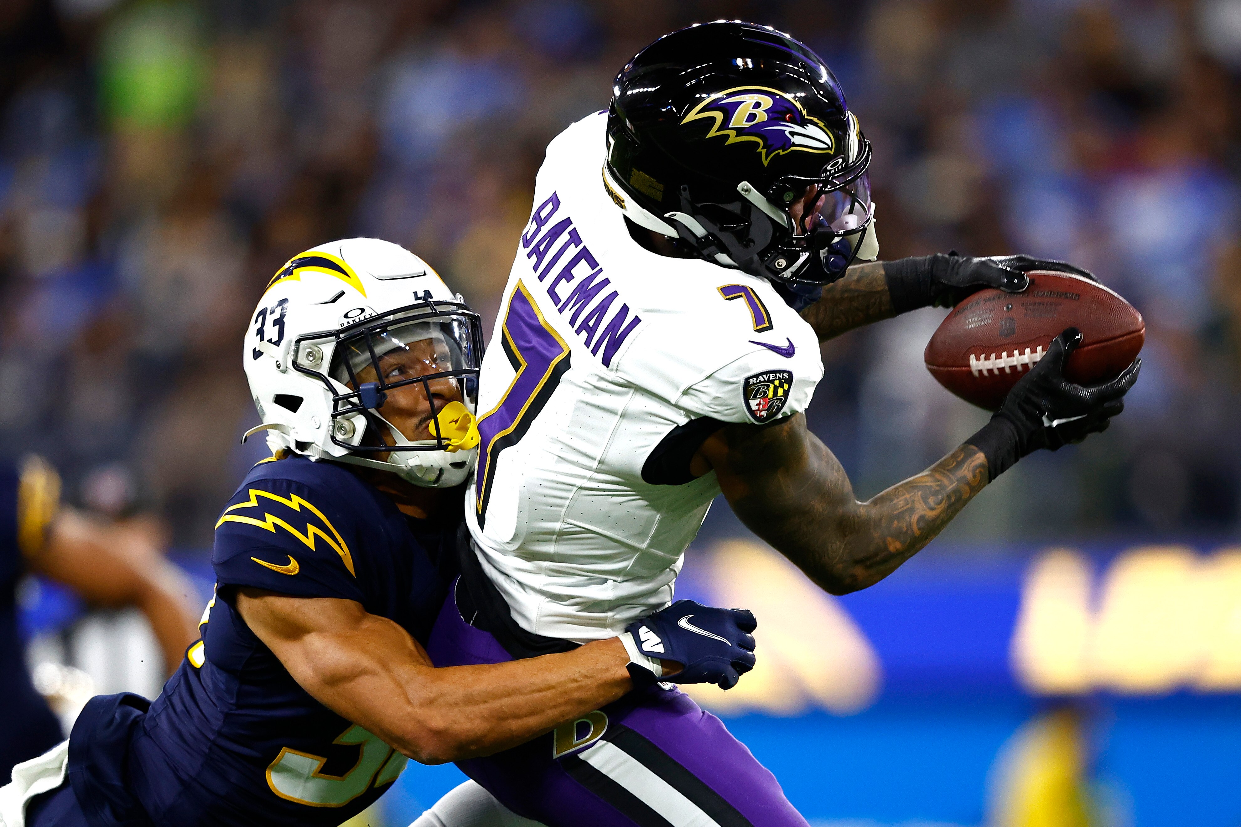 Rashod Bateman’s style — being where he needs to be on time so a QB can make the throw — has never quite meshed with Lamar Jackson’s strengths. Can they find a connection this season?