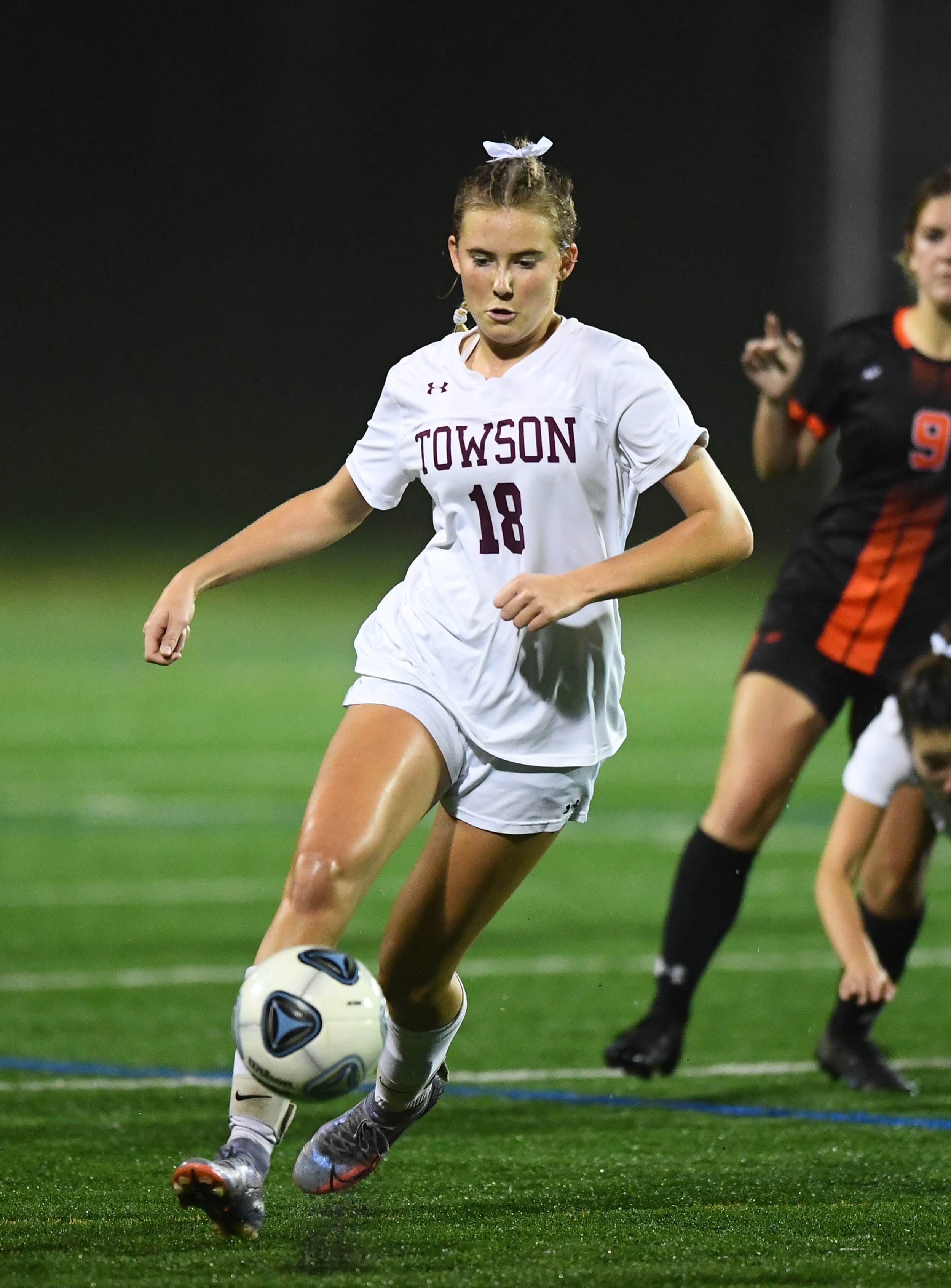 Towson, with Lily Holman, is a win away from reaching the Class 3A state girls soccer quarterfinals. The Generals host C. Milton Wright in the North Region II final Tuesday afternoon.