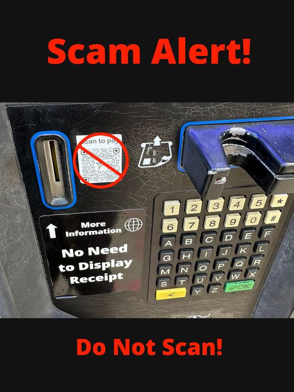 The Parking Authority of Baltimore City is warning drivers about stickers with QR codes that encourage them to pay by scanning the code.