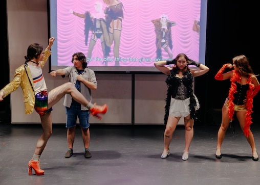 Thursday, Sept. 17, 2026 —The Johns Hopkins University Shadowcast Club has their final dress rehearsal ahead of their performance of The Rocky Horror Picture Show at JHU’s Arellano Theater.