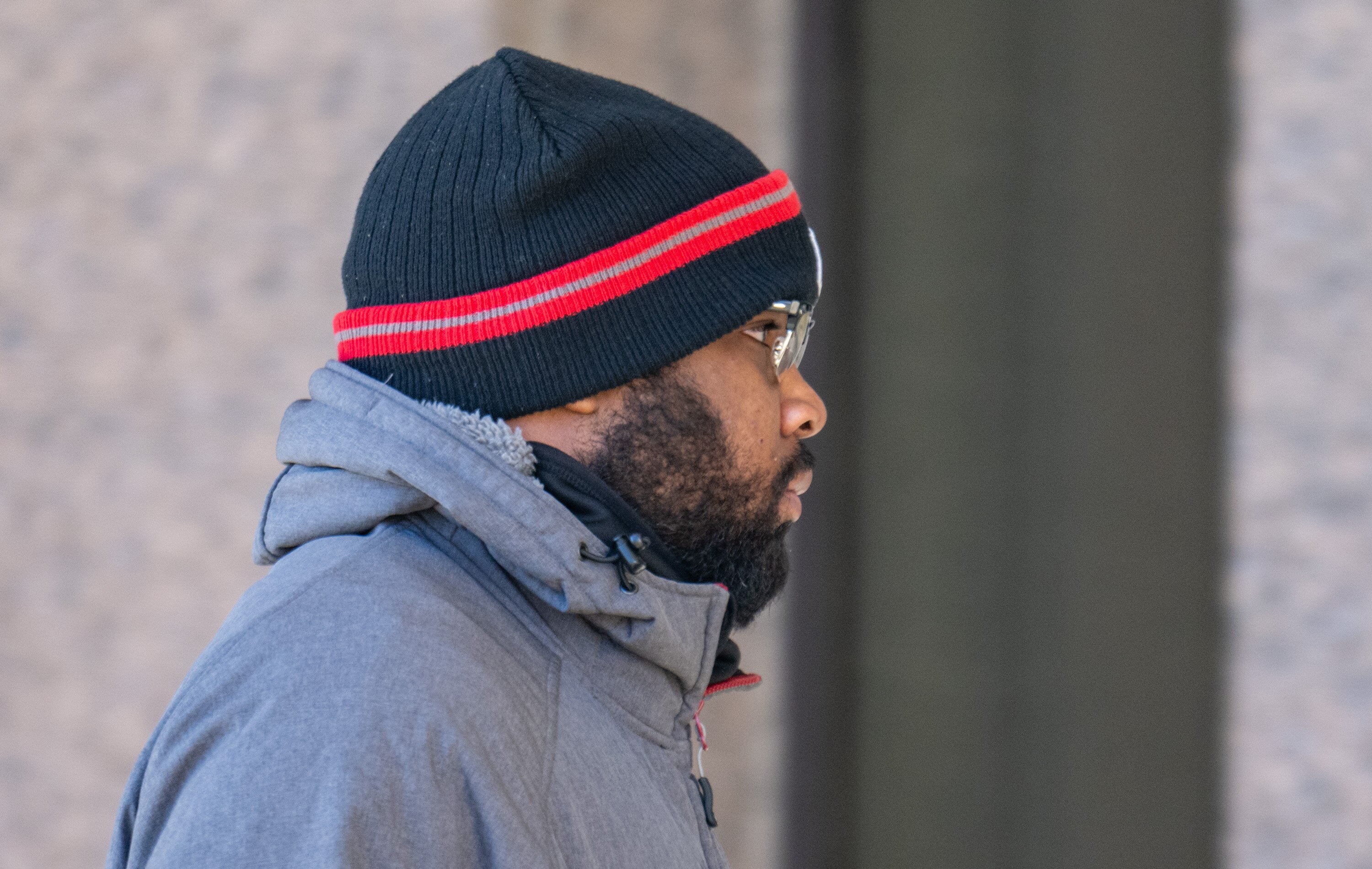 Dazhon Darien arrives for a hearing in 2025 at the Baltimore County Courts Building in Towson.